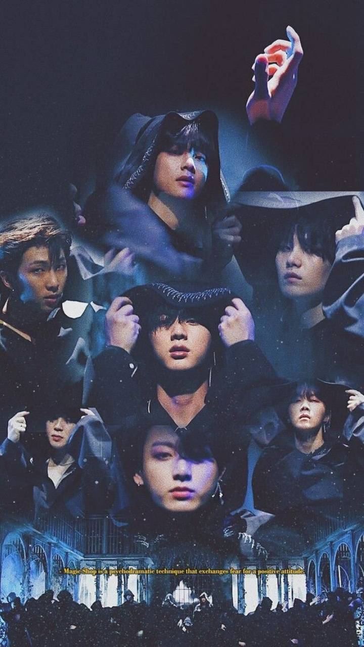 BTS Blue Wallpapers Wallpaper Cave