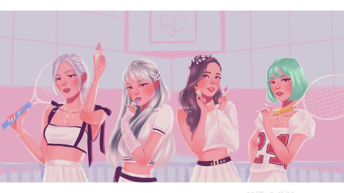 Blackpink Ice Cream Anime Wallpapers Wallpaper Cave