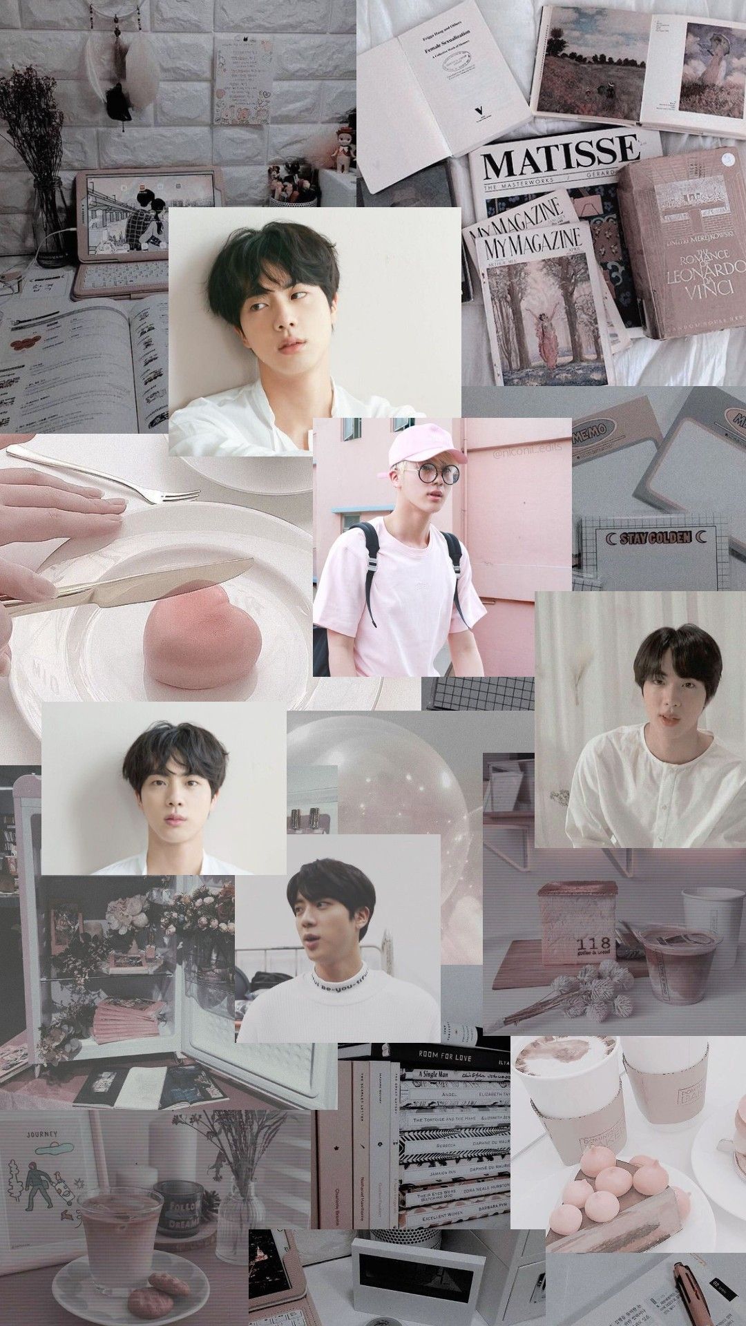 BTS Jin Aesthetic Wallpapers Wallpaper Cave