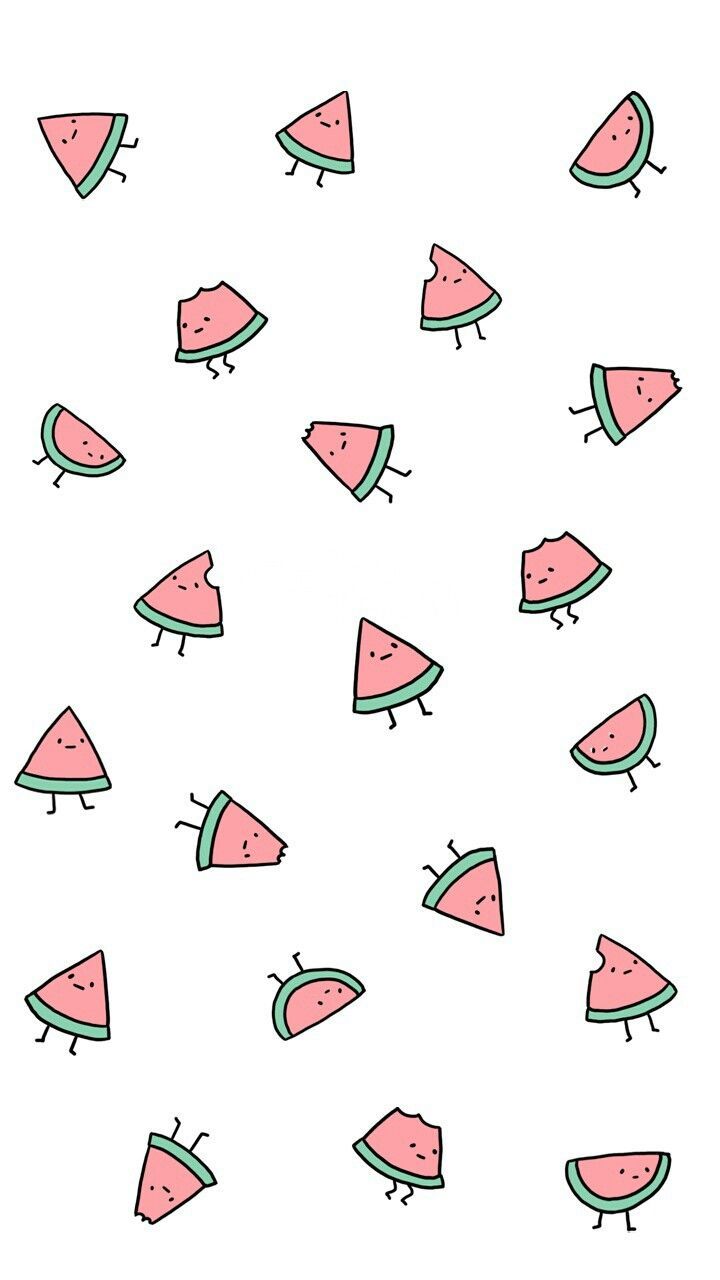 Watermelon Kawaii Wallpapers Wallpaper Cave