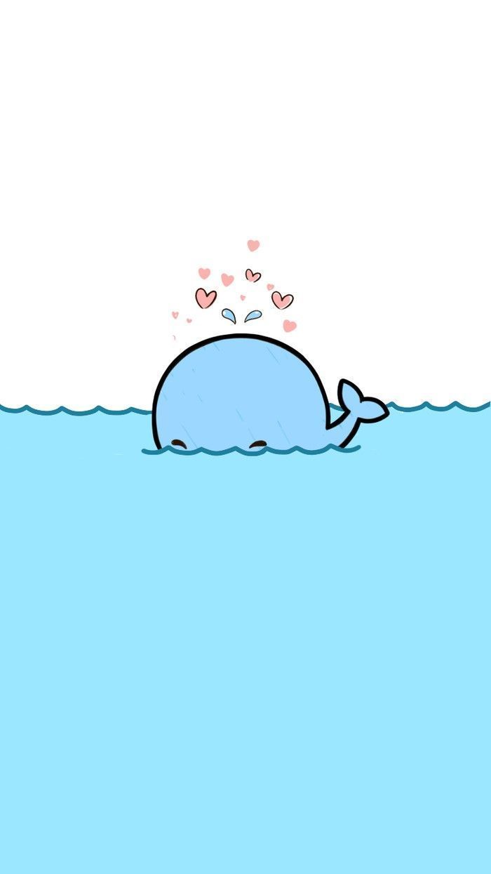 Cute Blue Kawaii Wallpapers Wallpaper Cave