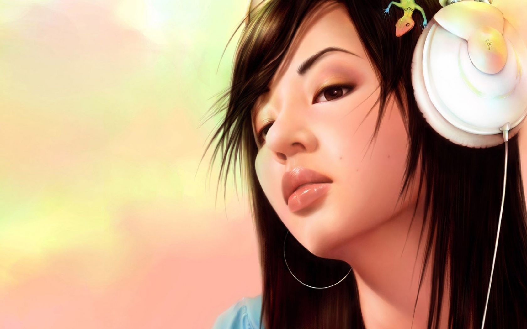 Beautiful Girl Cartoon Wallpapers Wallpaper Cave