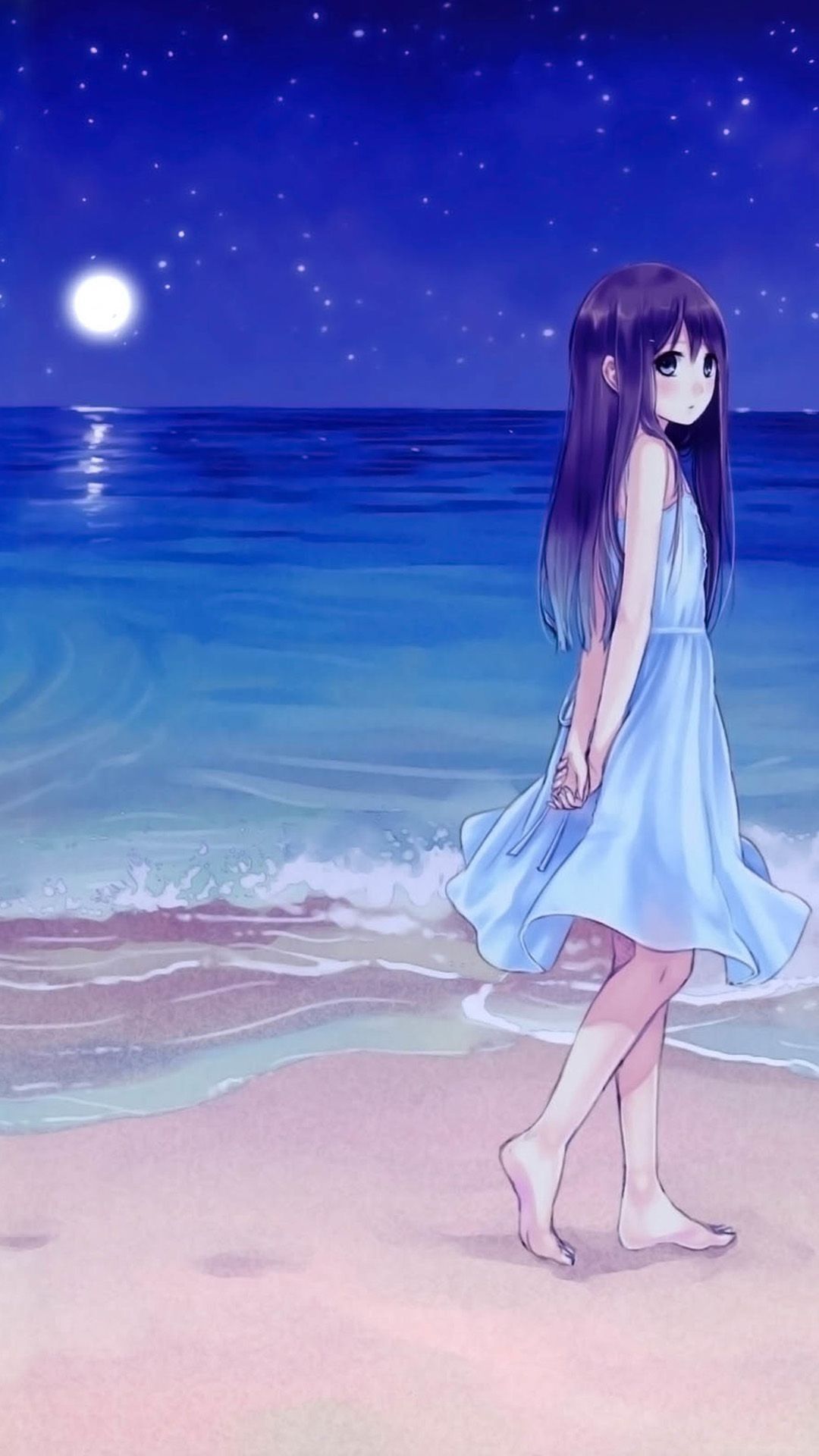 Beautiful Girl Cartoon Wallpapers Wallpaper Cave