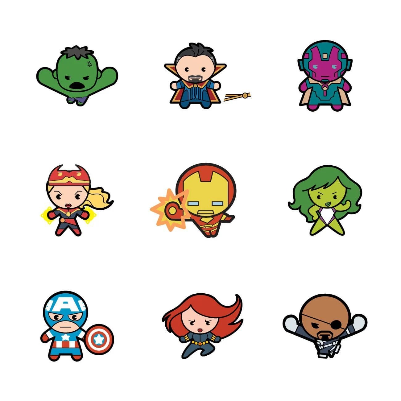 Avengers Chibi Wallpapers Wallpaper Cave