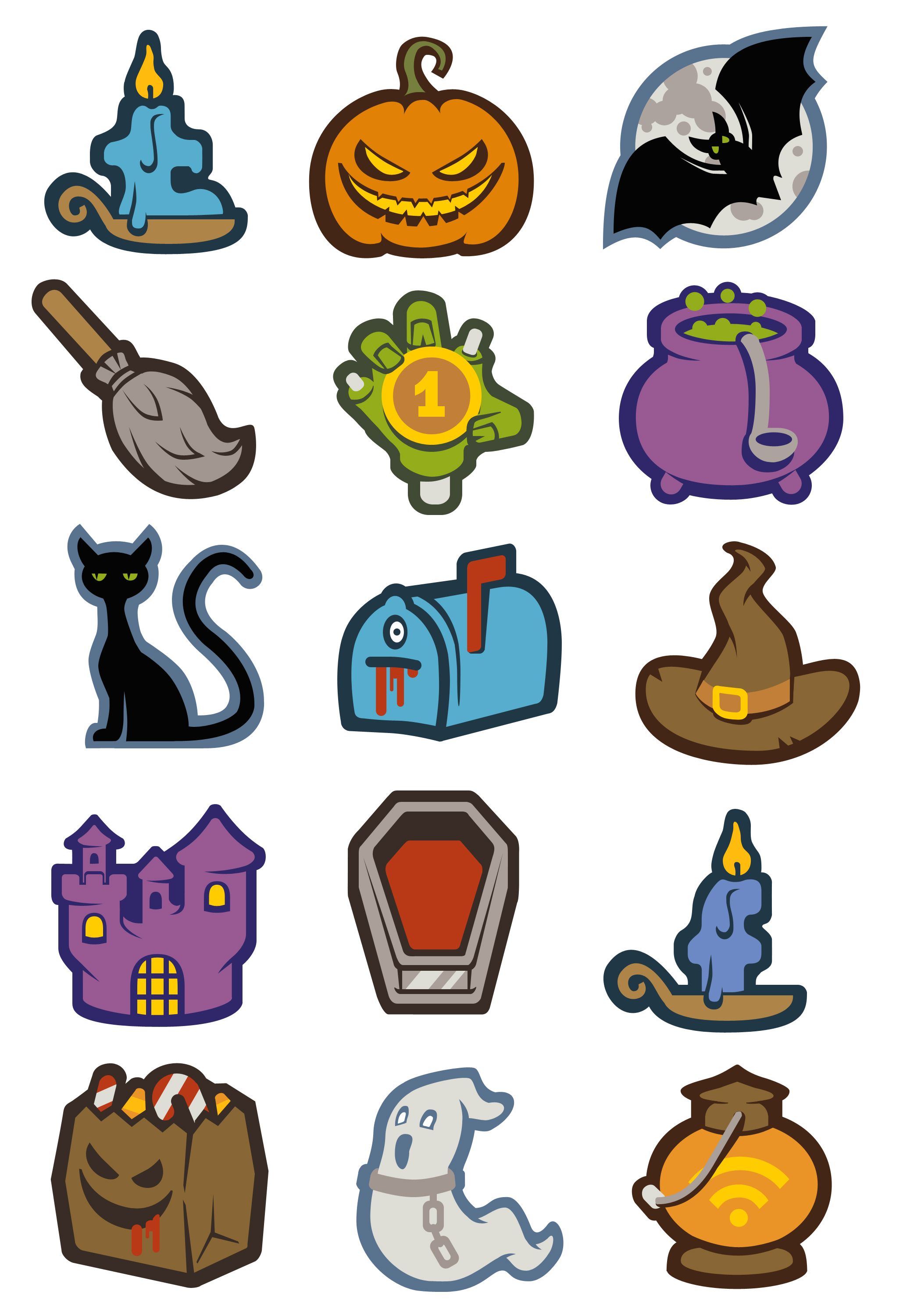 Halloween Icons Wallpapers Wallpaper Cave
