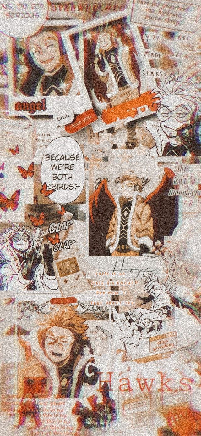 Hawks Aesthetic MHA Wallpapers Wallpaper Cave