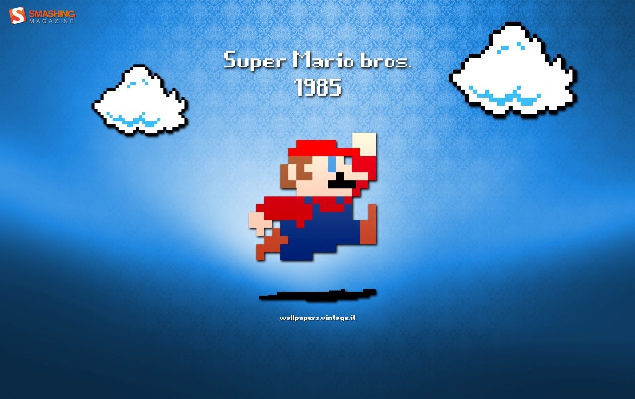 Super Mario Retro Wallpapers Wallpaper Cave