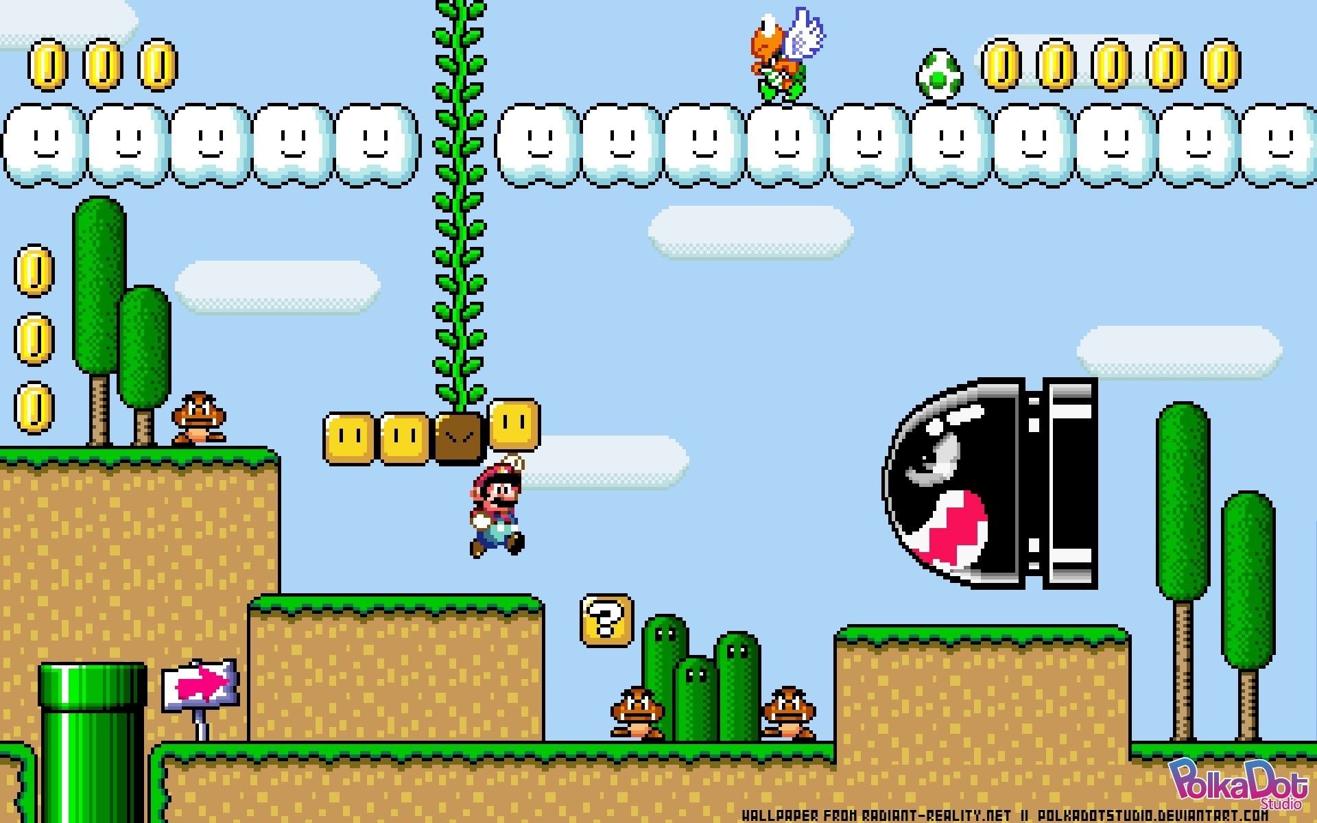 Super Mario Retro Wallpapers Wallpaper Cave