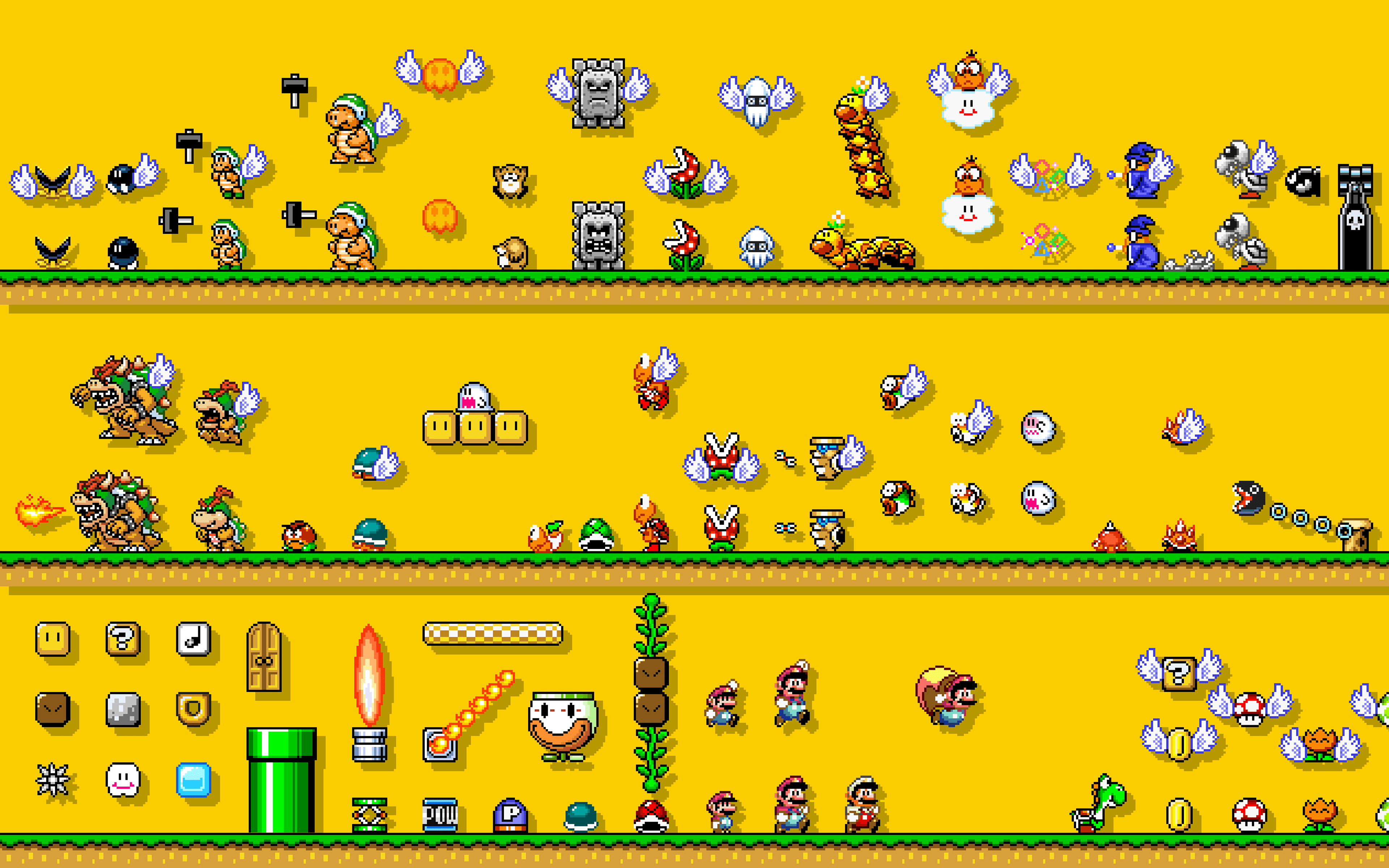 Super Mario Retro Wallpapers Wallpaper Cave