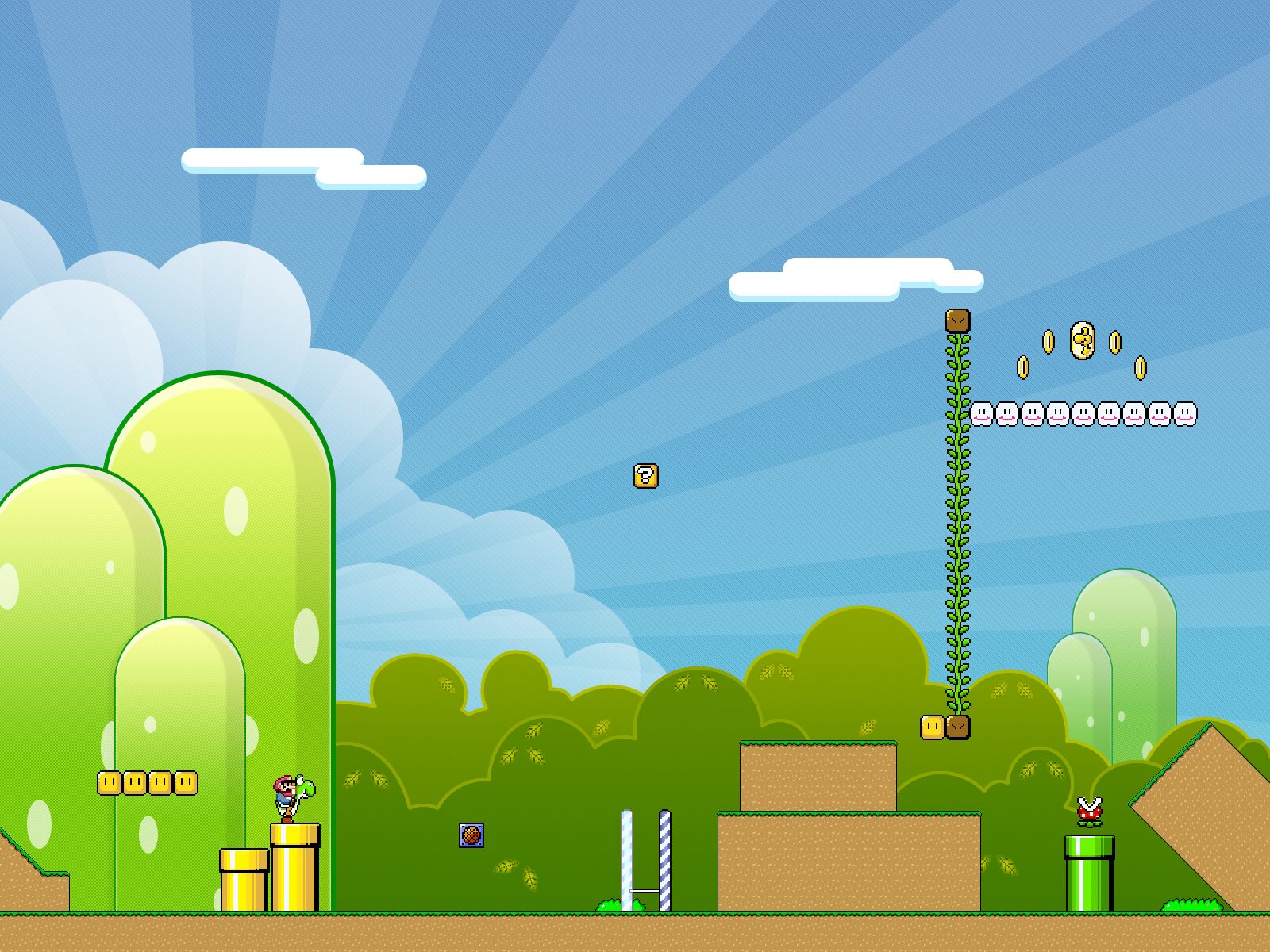 Super Mario Retro Wallpapers Wallpaper Cave