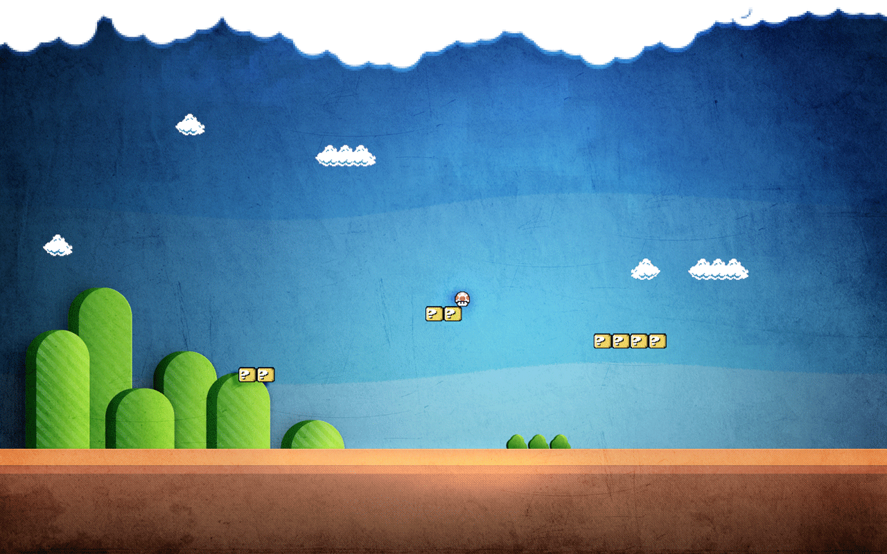 Super Mario Retro Wallpapers Wallpaper Cave
