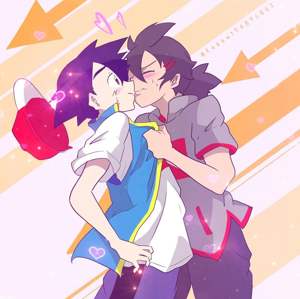 Goh X Ash Wallpapers Wallpaper Cave