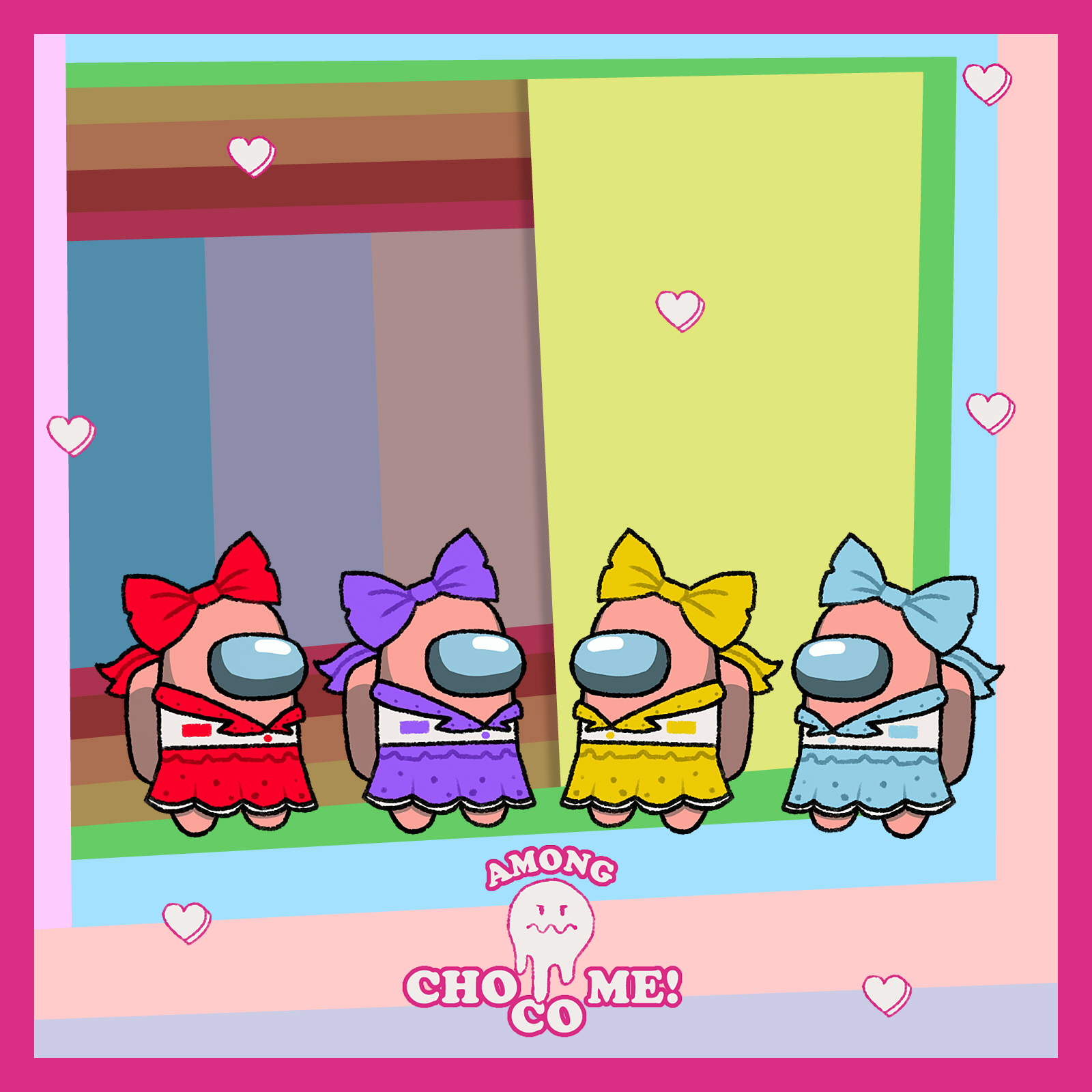 Among Us Wallpaper Aesthetic Rainbow / Among us rainbow crewmate