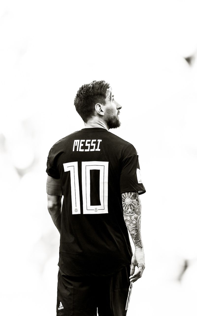 Messi Black And White Wallpapers Wallpaper Cave