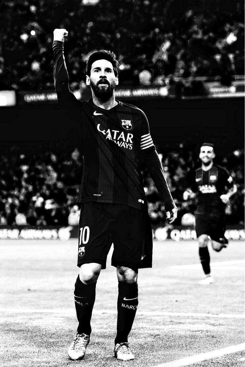 Messi Black And White Wallpapers Wallpaper Cave