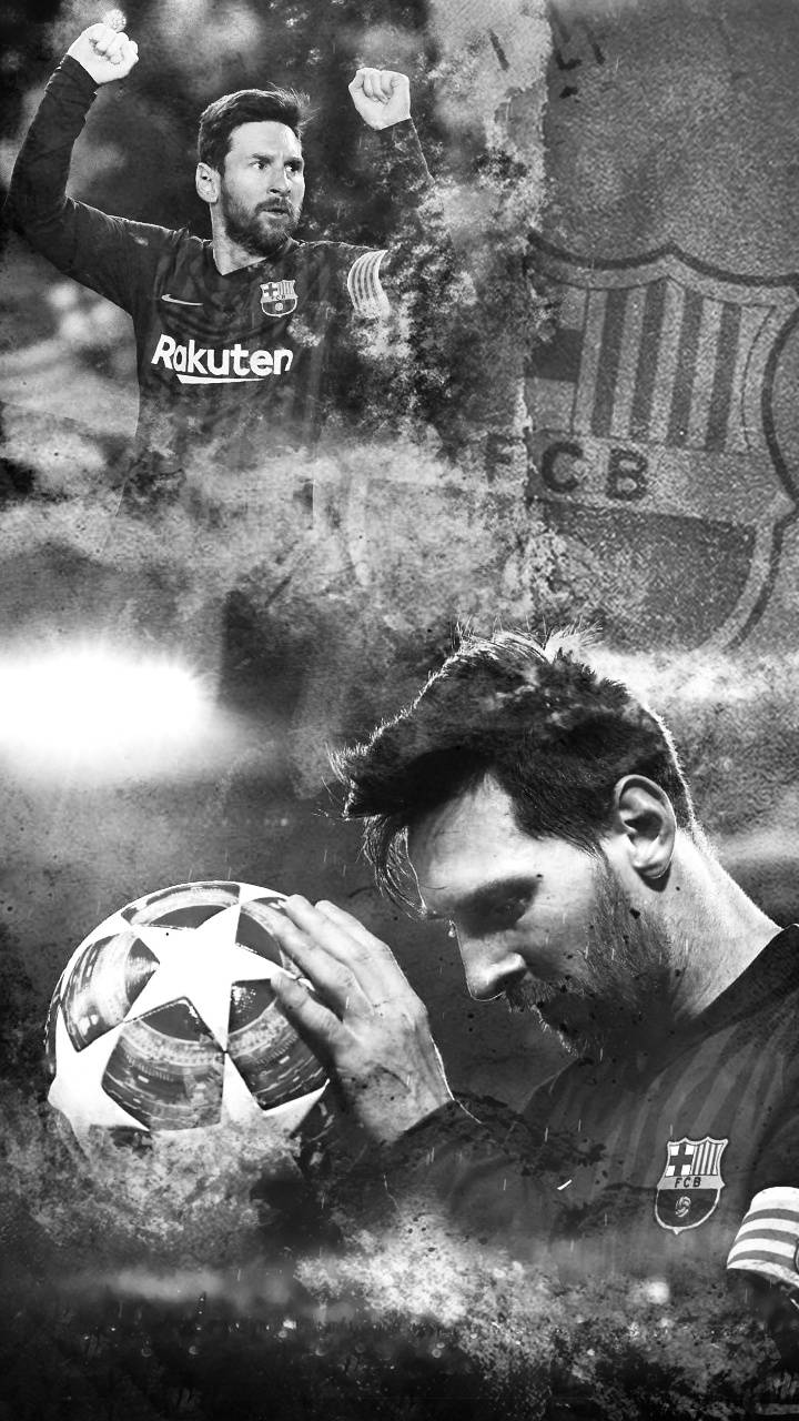 Messi Black And White Wallpapers Wallpaper Cave