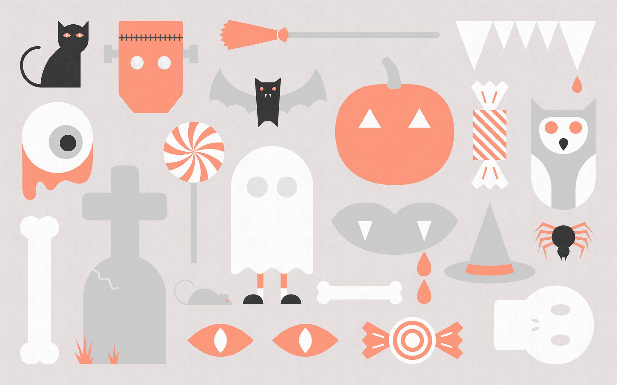 Halloween Minimal Wallpapers Wallpaper Cave