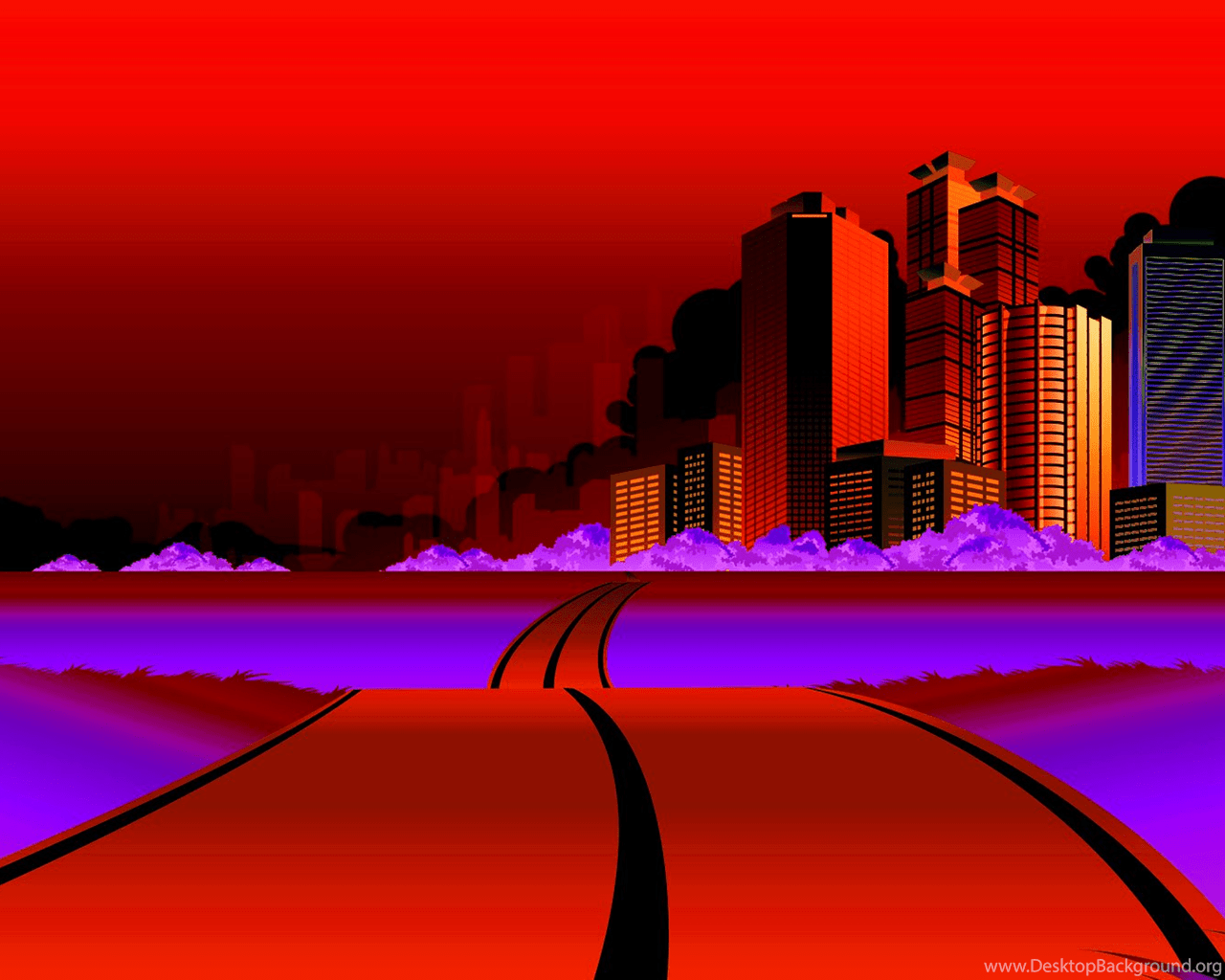 Red City Wallpapers Wallpaper Cave
