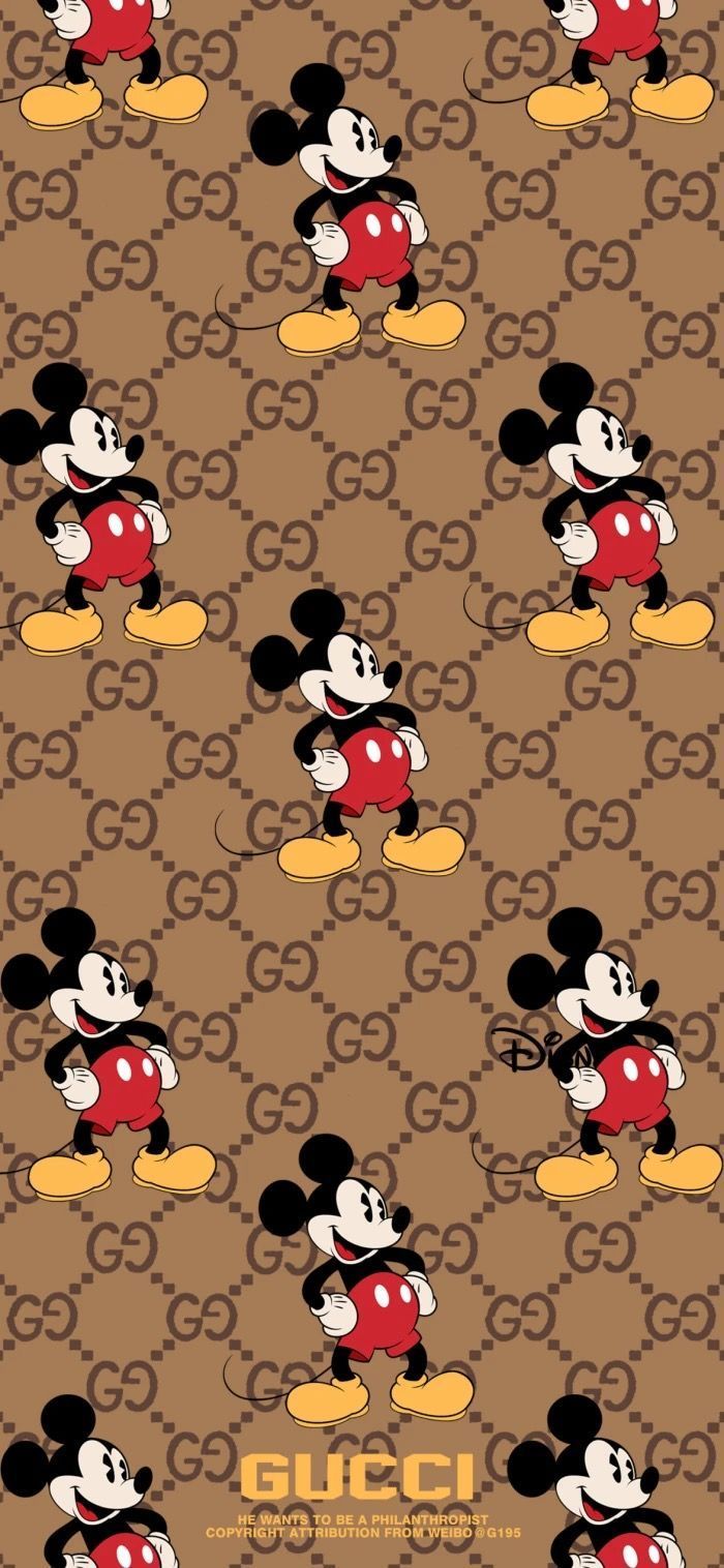 Gucci Mickey Mouse Wallpapers Wallpaper Cave