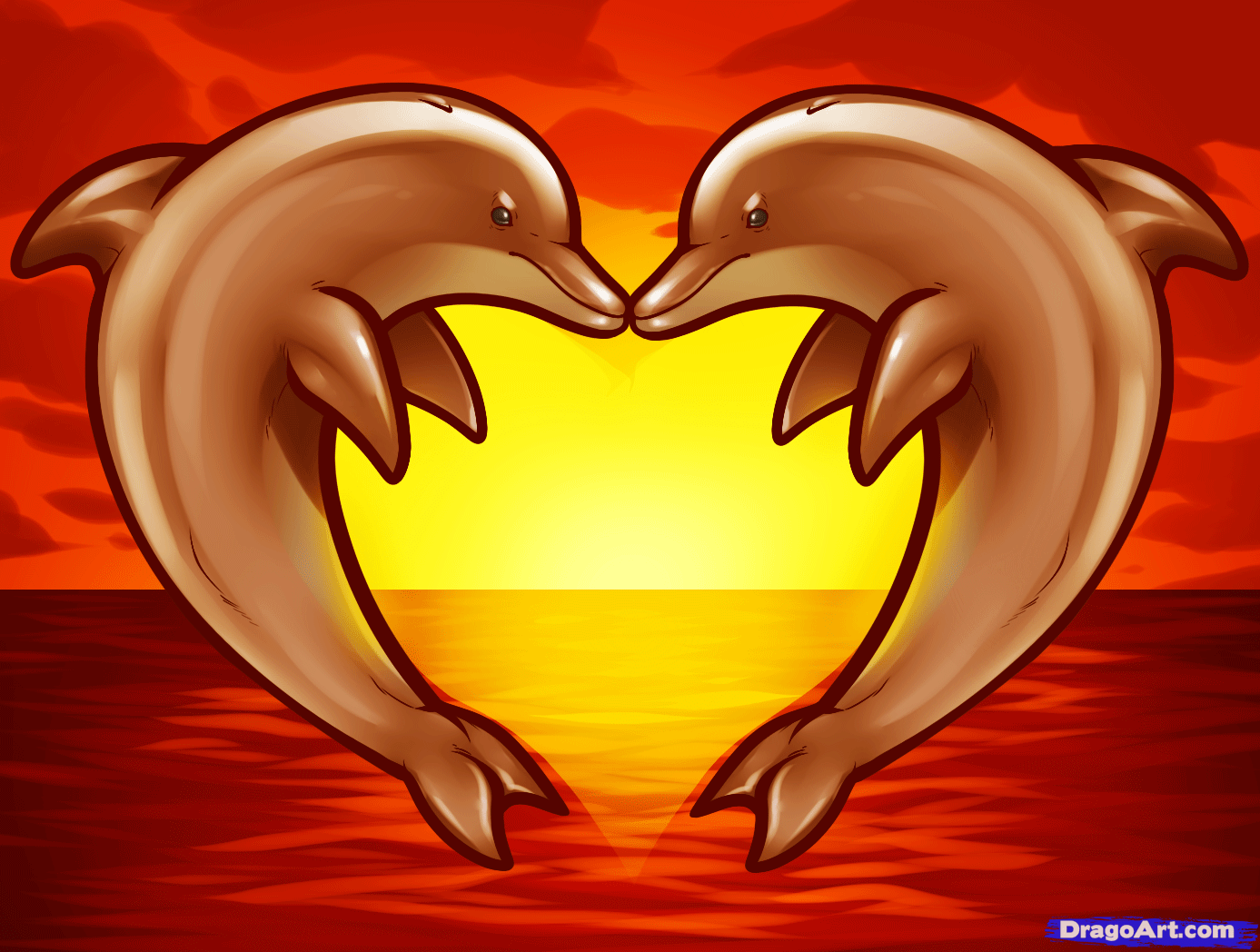 I Love Dolphins Wallpapers Wallpaper Cave