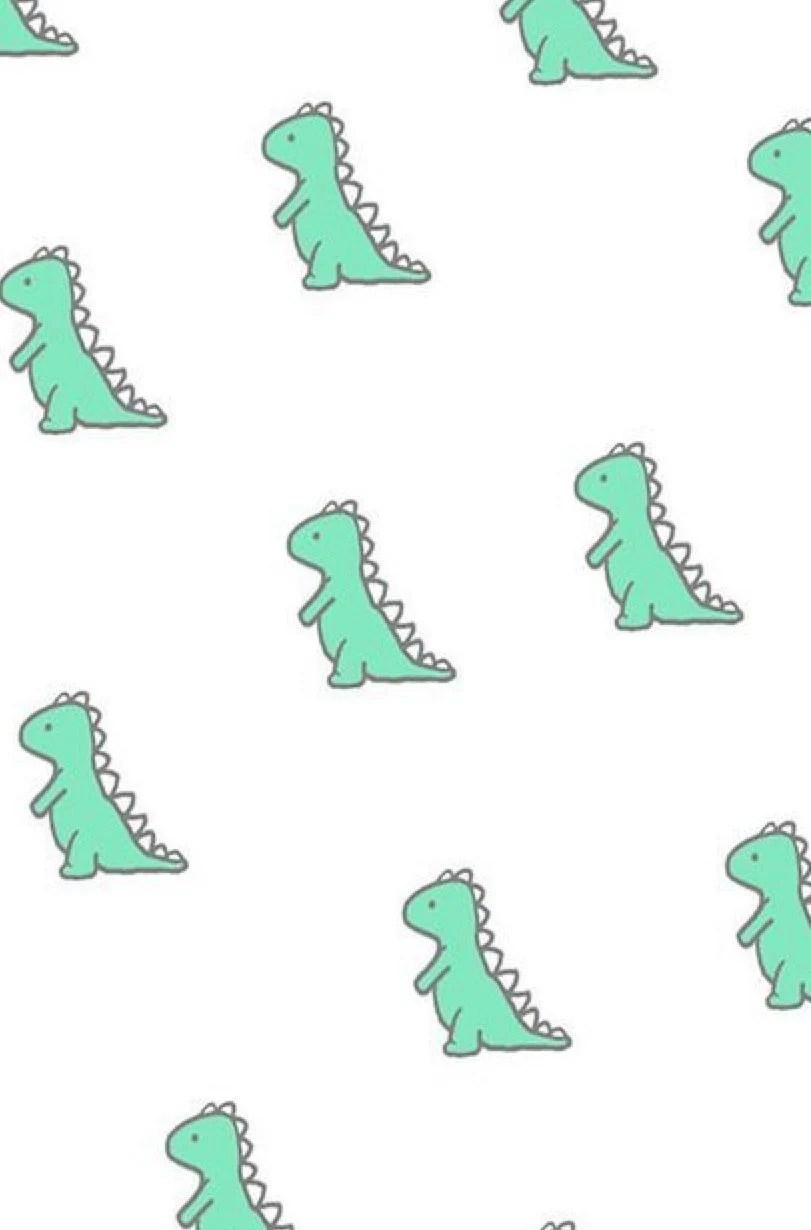 Aesthetic Cute Dinosaur Wallpaper Green decoraramareseinspirar