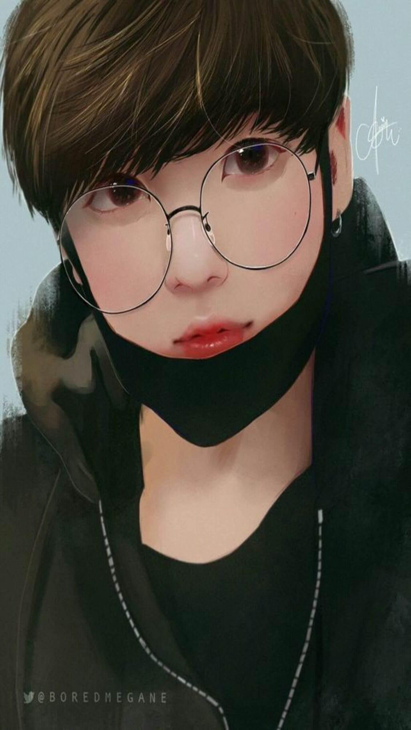 Anime Boy Glasses Wallpapers Wallpaper Cave