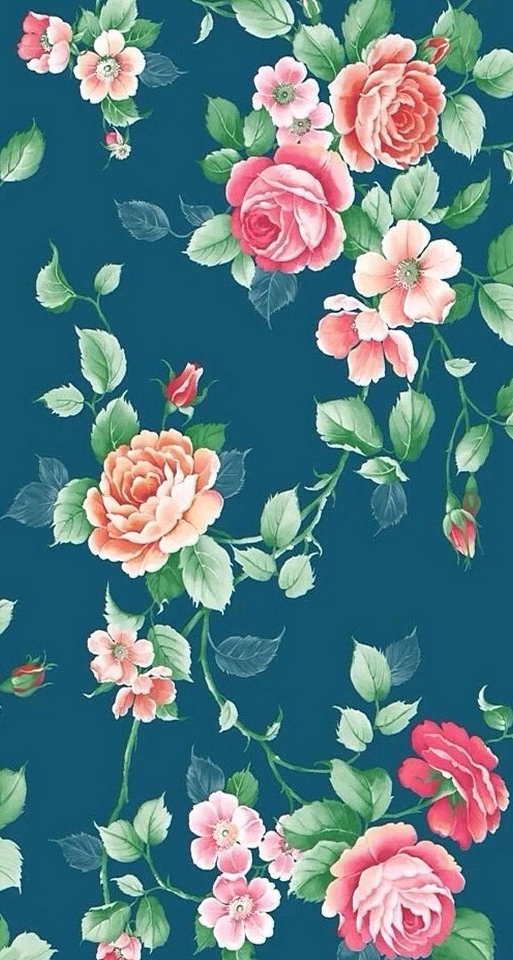 Vintage Flower Iphone Wallpapers