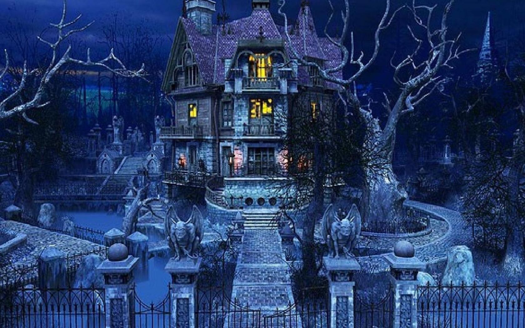Haunted Mansion Desktop Wallpapers Wallpaper Cave