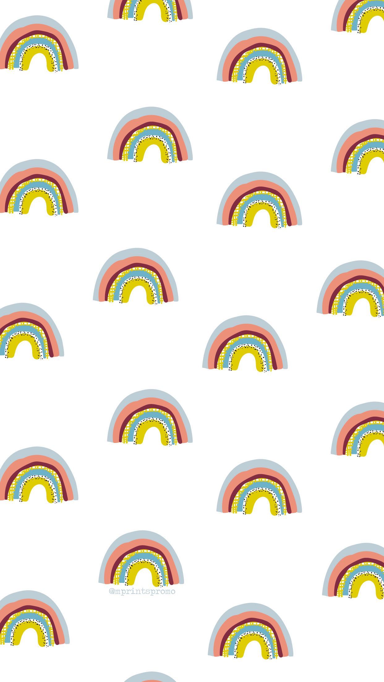 Rainbow Print Wallpapers Wallpaper Cave