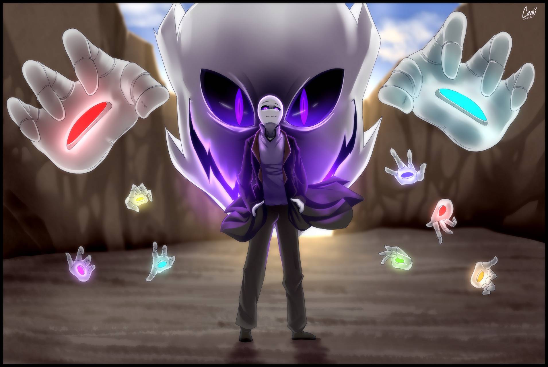 Glitchtale Gaster Wallpapers Wallpaper Cave