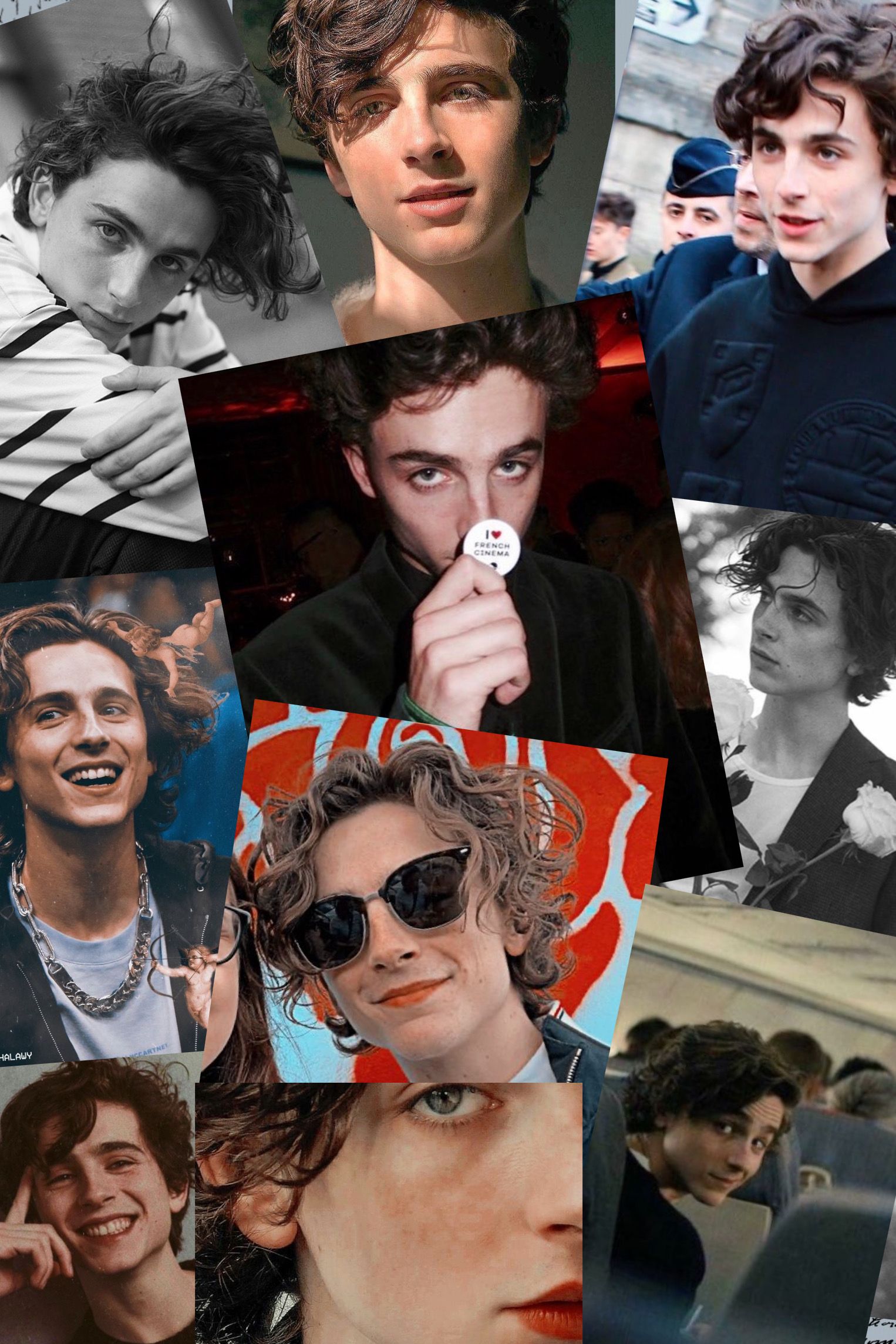 Timothe Chalamet Collage Wallpapers Wallpaper Cave