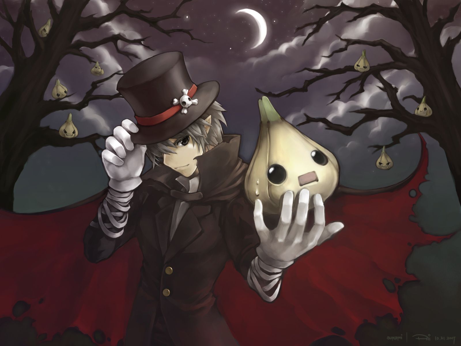 Halloween Anime Boys Wallpapers Wallpaper Cave