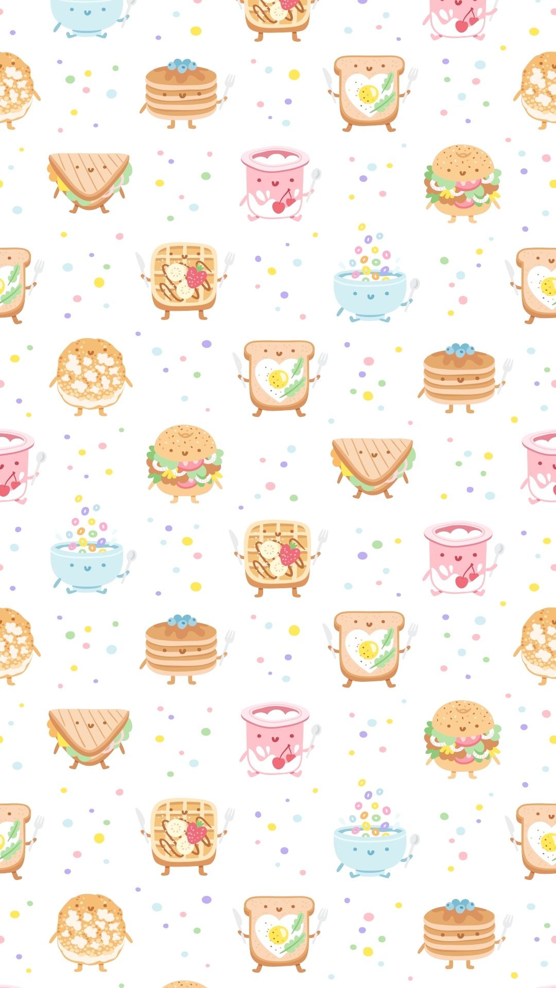 Cute Kawaii Food Wallpapers Wallpaper Cave