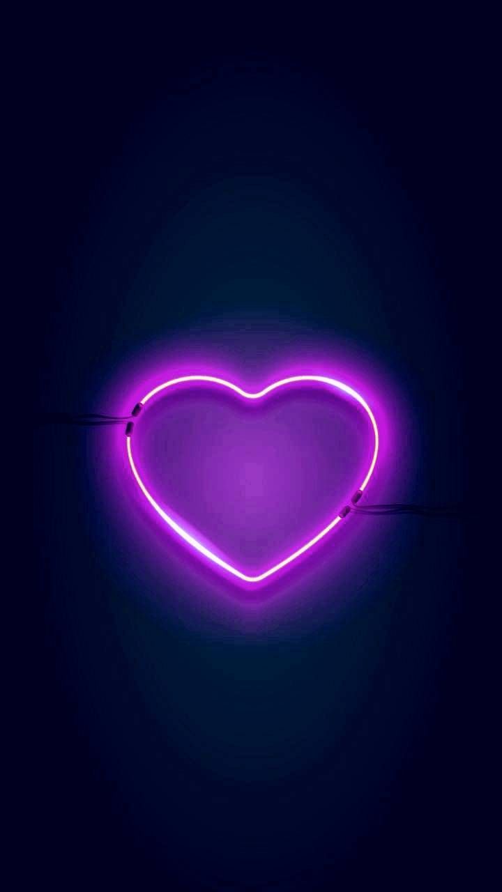 Neon Heart Wallpapers Wallpaper Cave