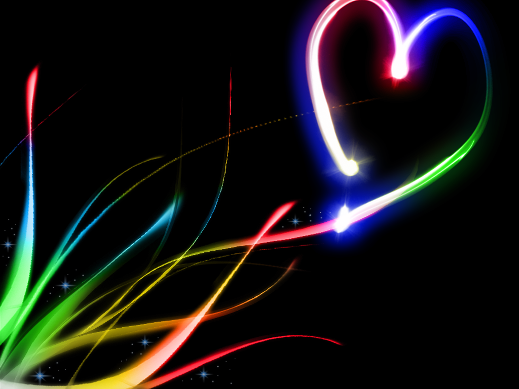 Neon Heart Wallpapers Wallpaper Cave