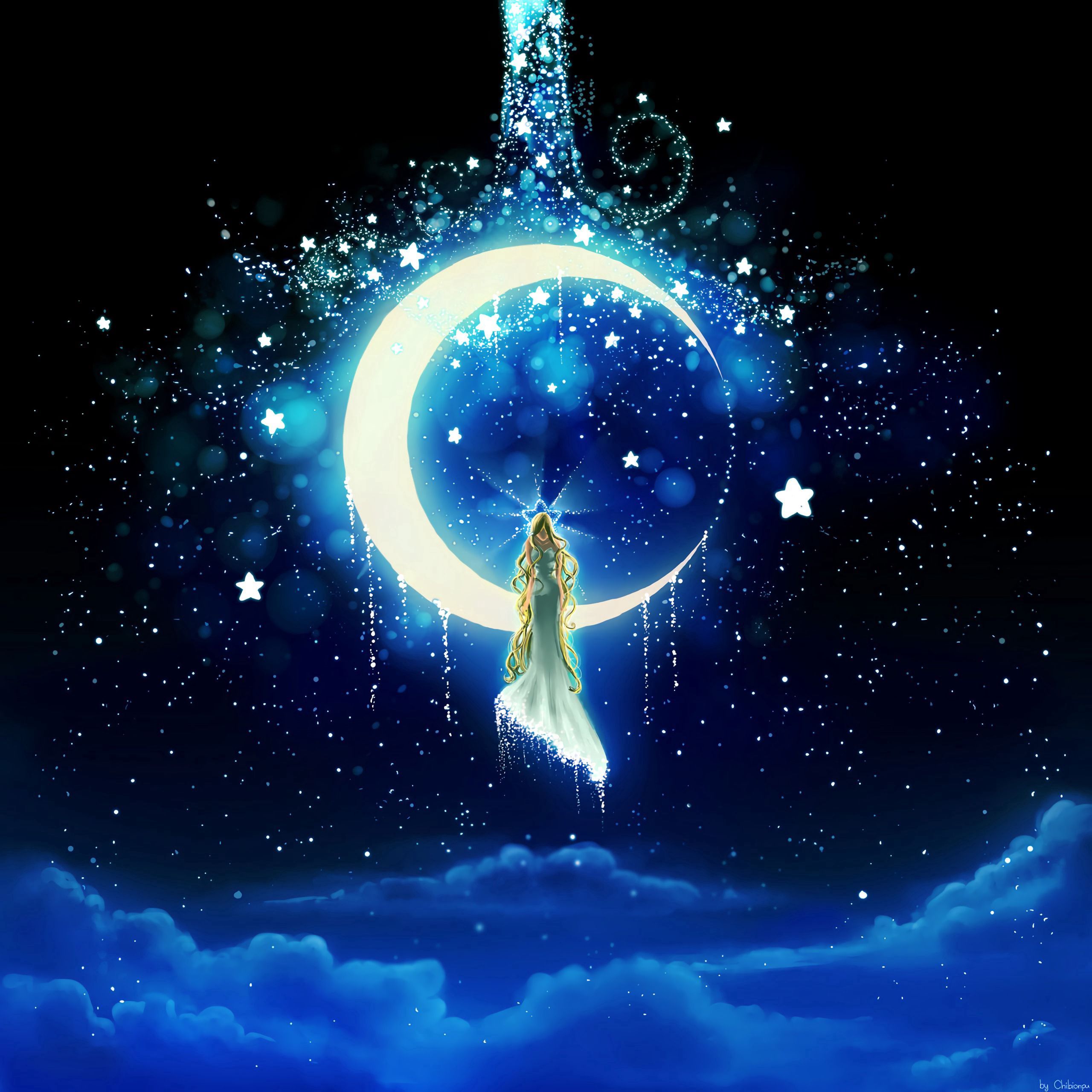 Moon And Star Wallpapers Wallpaper Cave