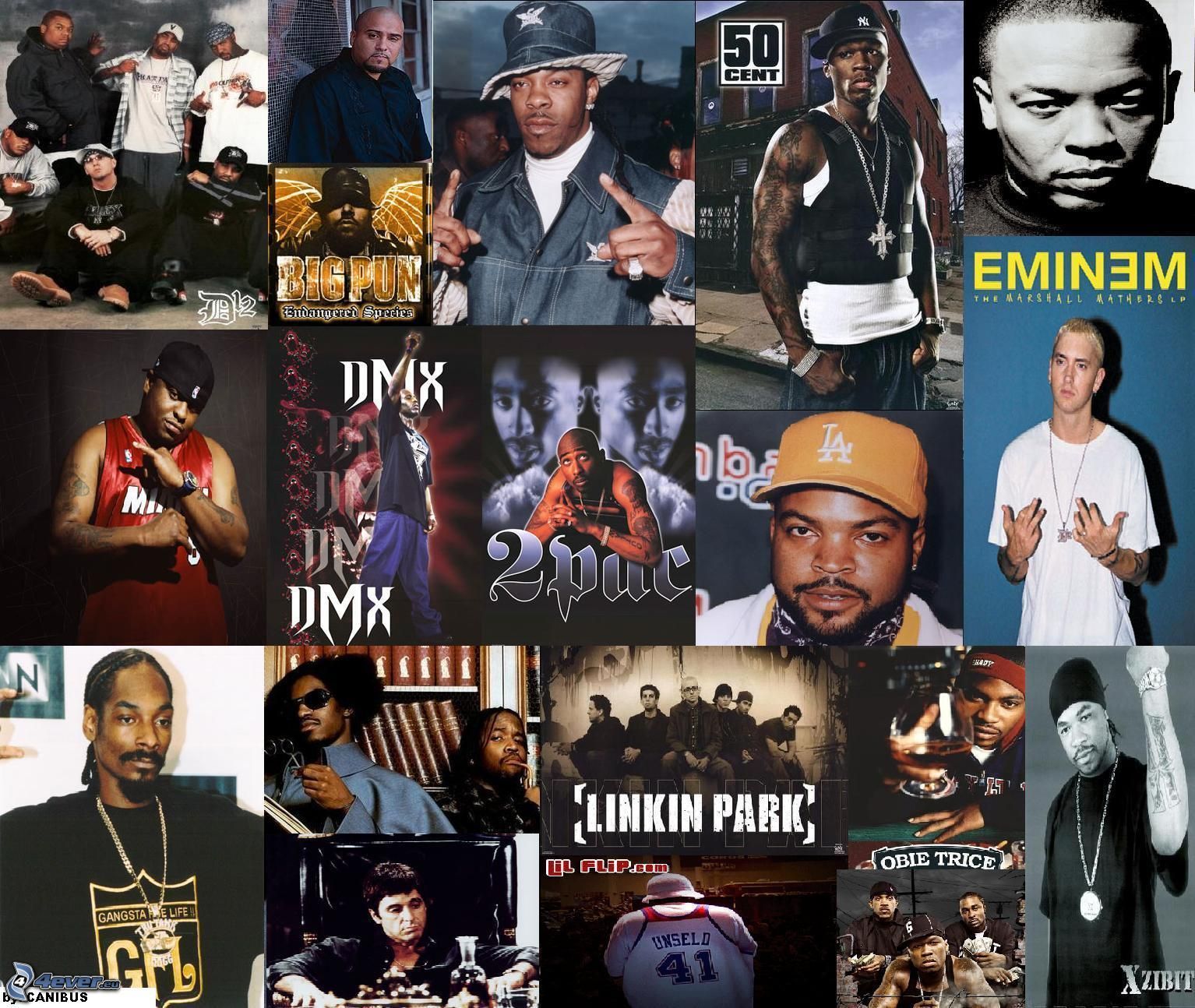 Rapper Collage Wallpapers Wallpaper Cave