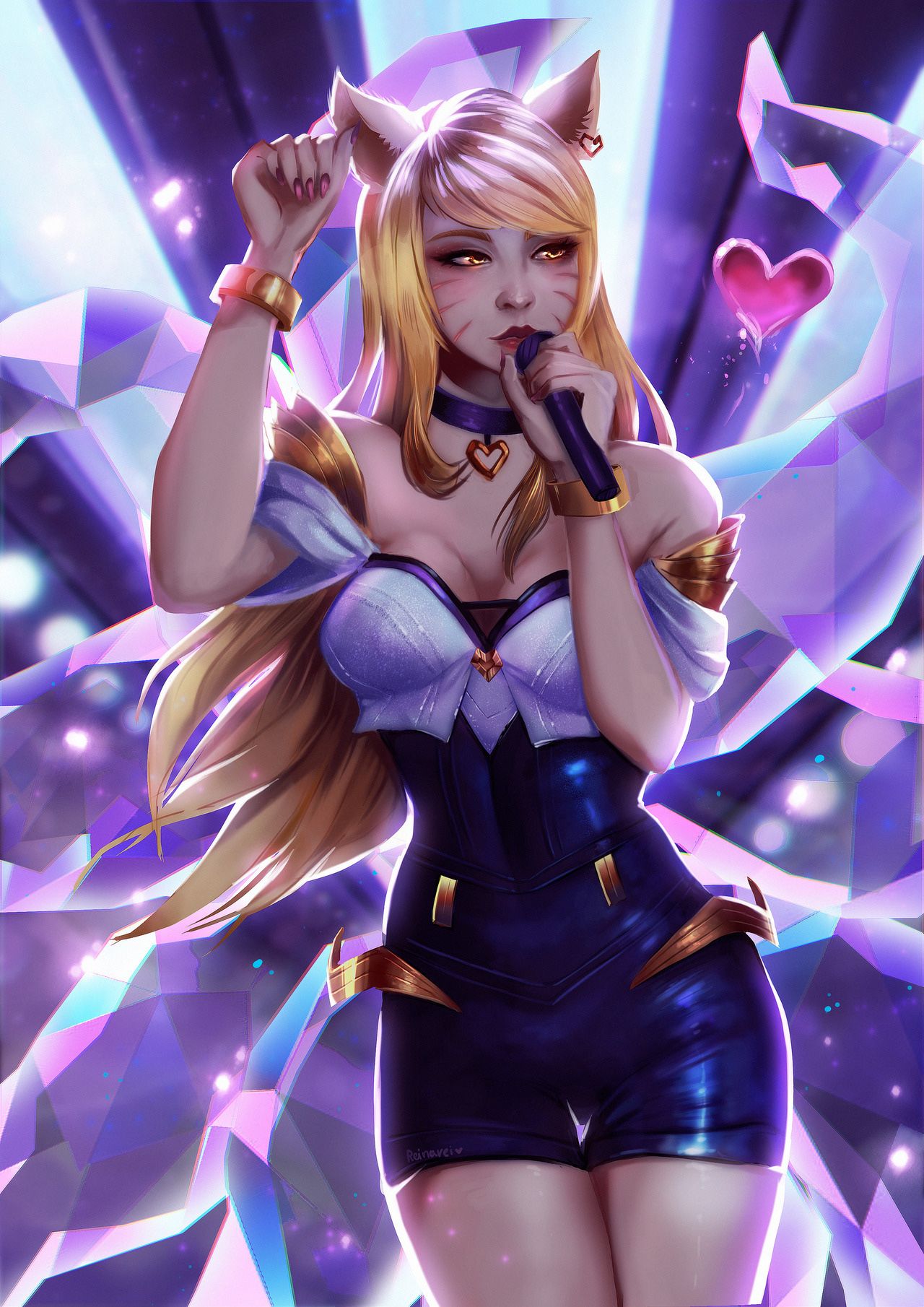 KDA MORE Ahri Ultra HD Wallpapers Wallpaper Cave