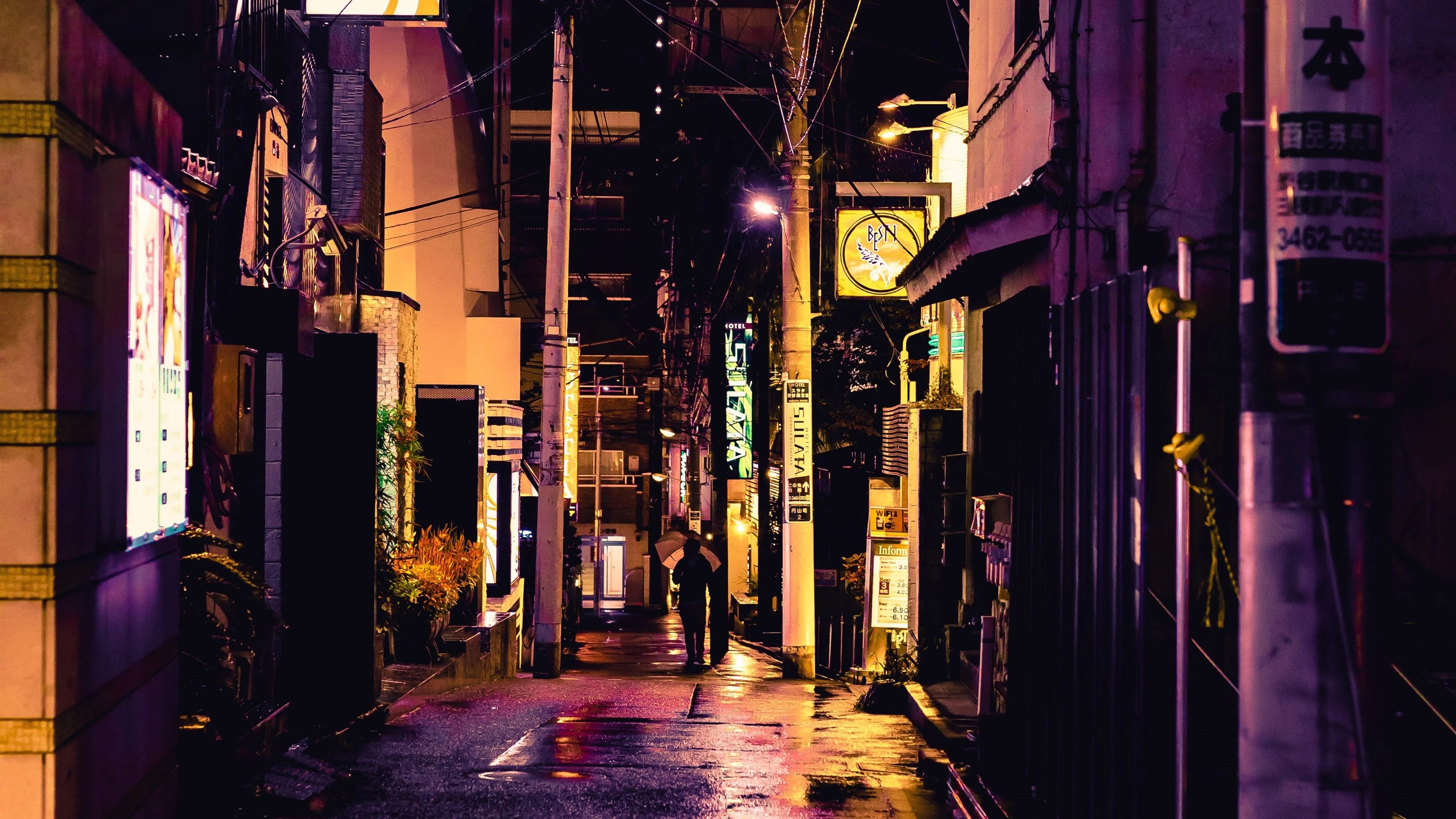 Japan Night Wallpapers Wallpaper Cave