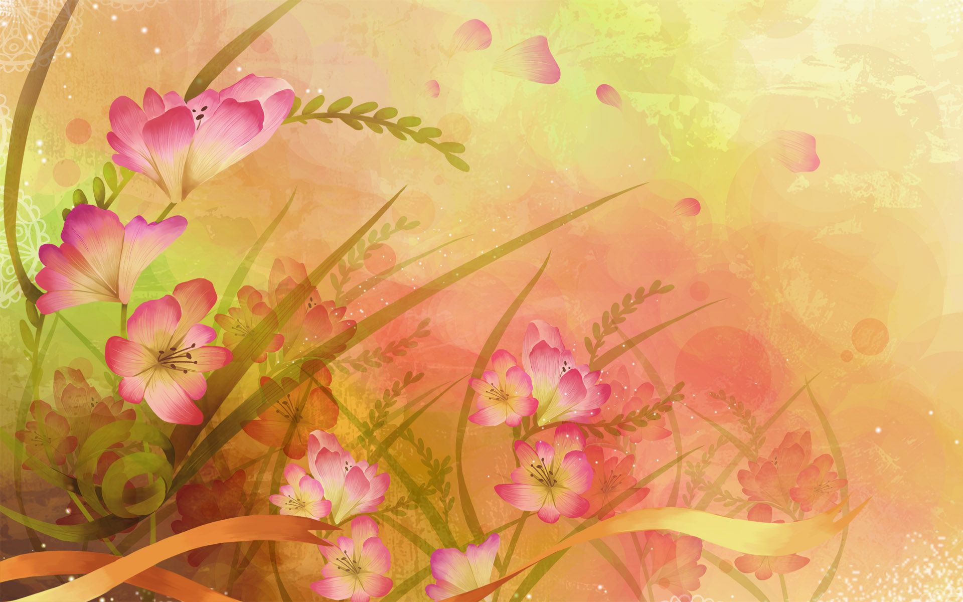 Flower Art Wallpapers Wallpaper Cave