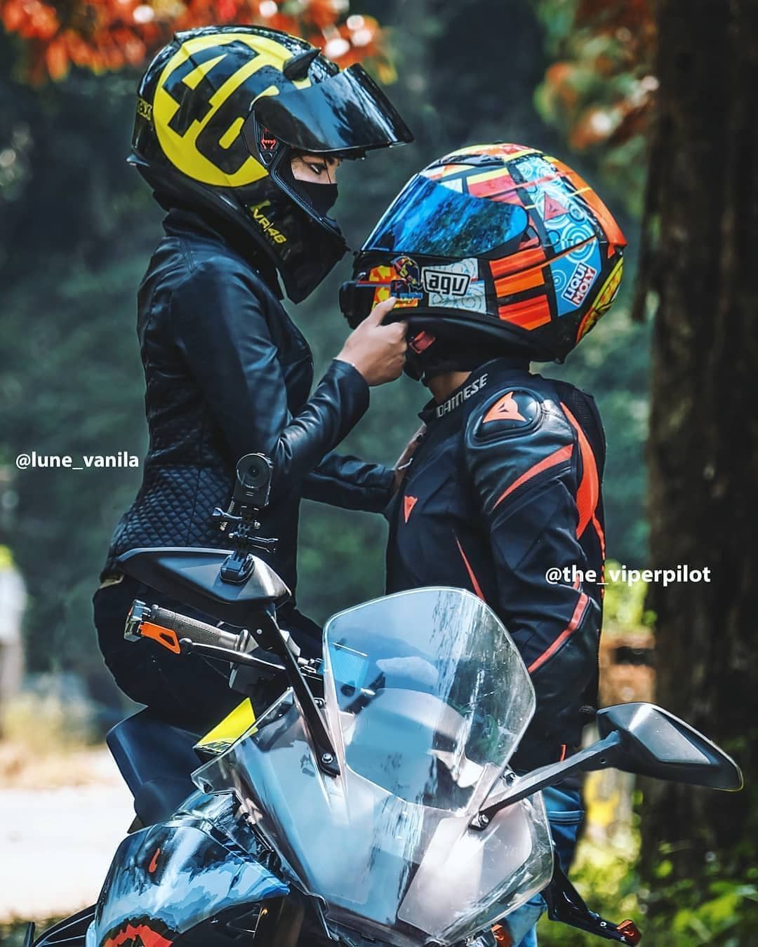 Bike Couples Wallpapers Wallpaper Cave