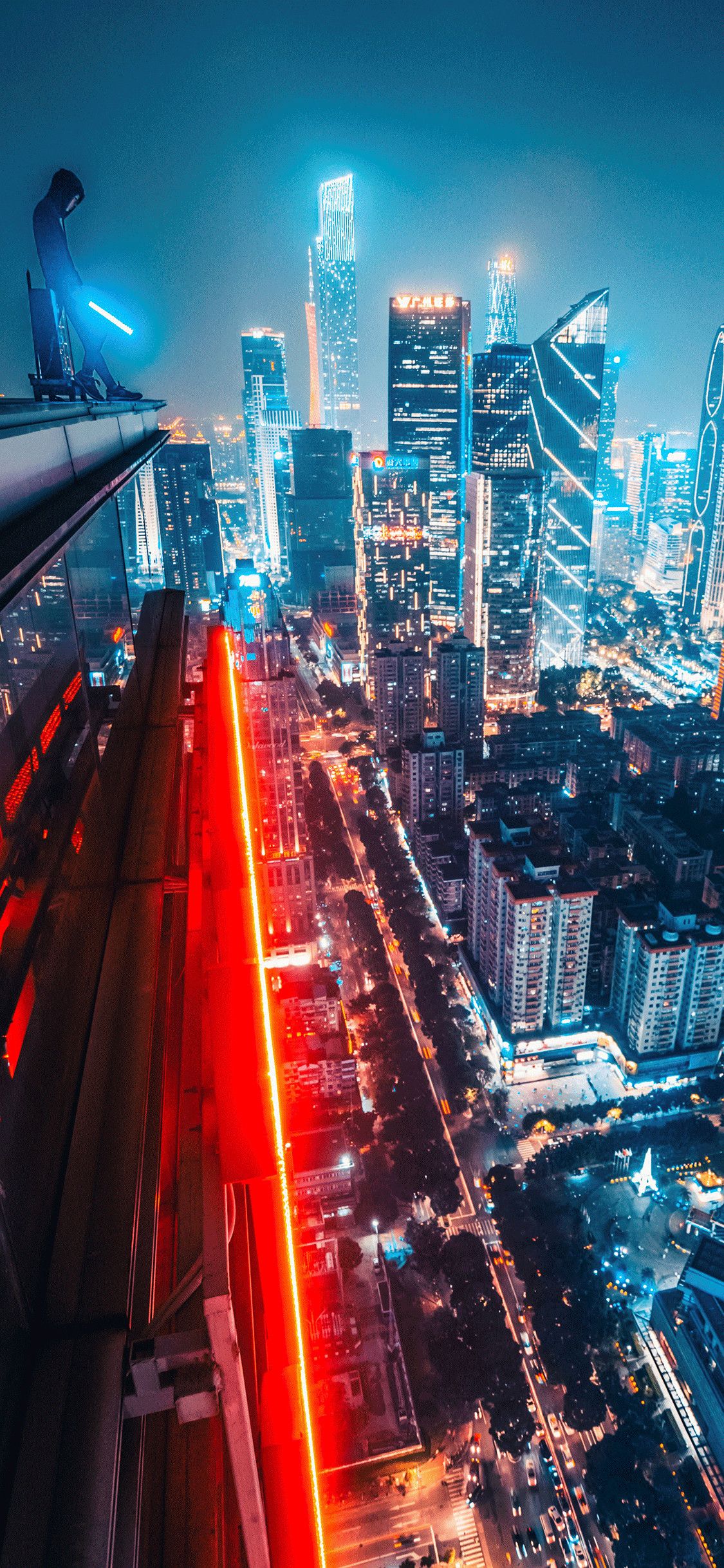 Phone City At Night Wallpapers Wallpaper Cave