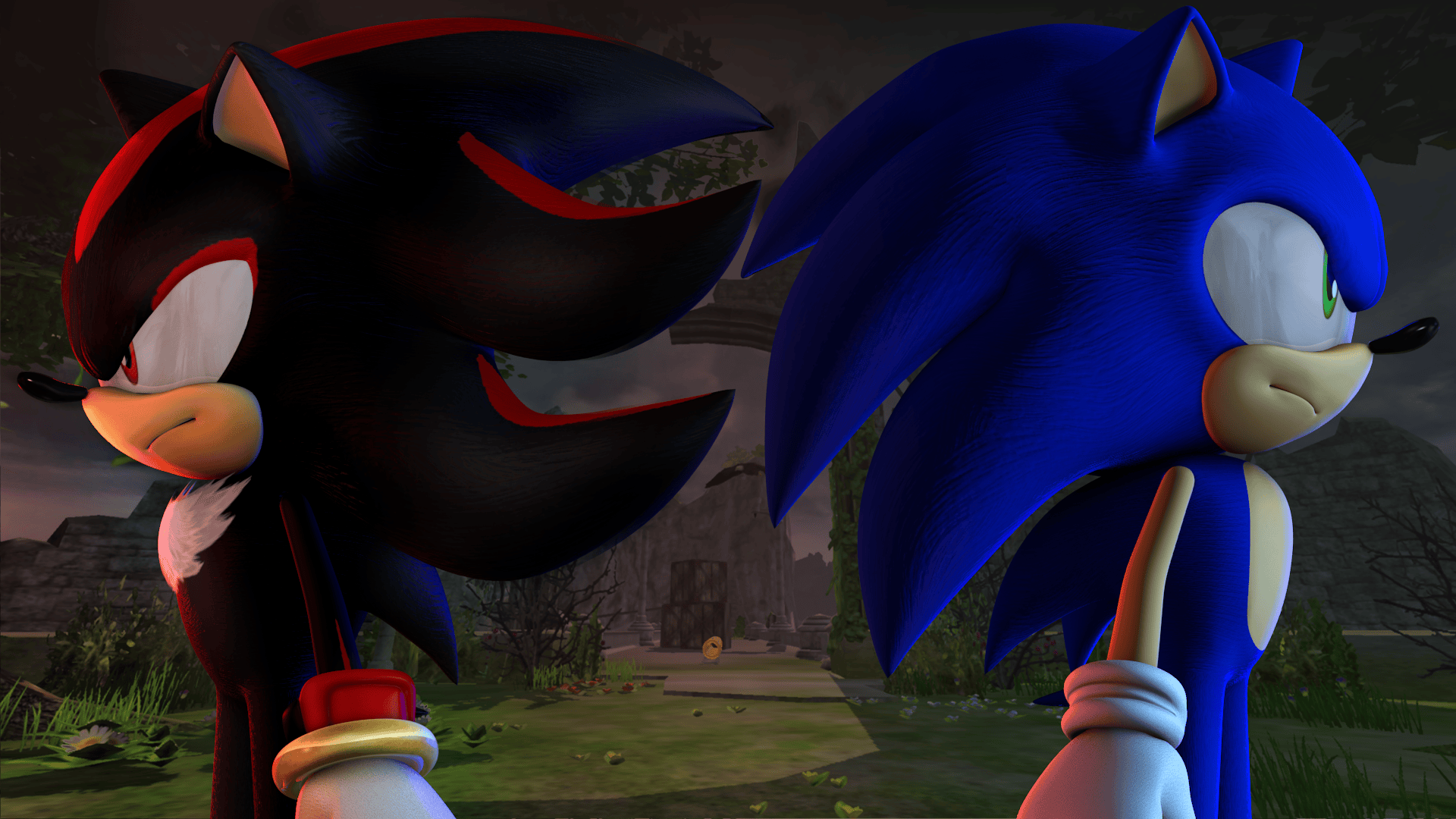 Sonic Vs Shadow Wallpapers Wallpaper Cave