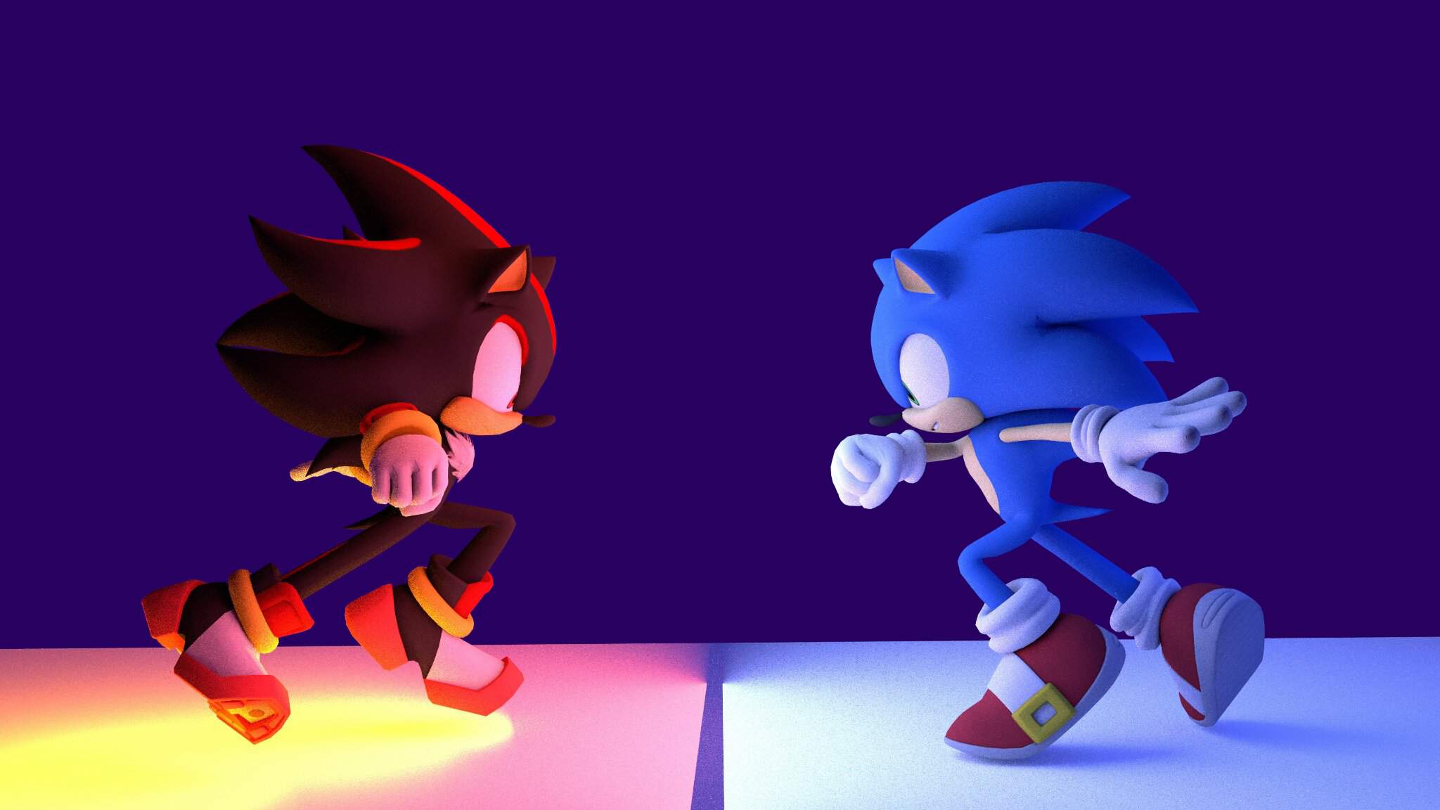 Sonic Vs Shadow Wallpapers Wallpaper Cave