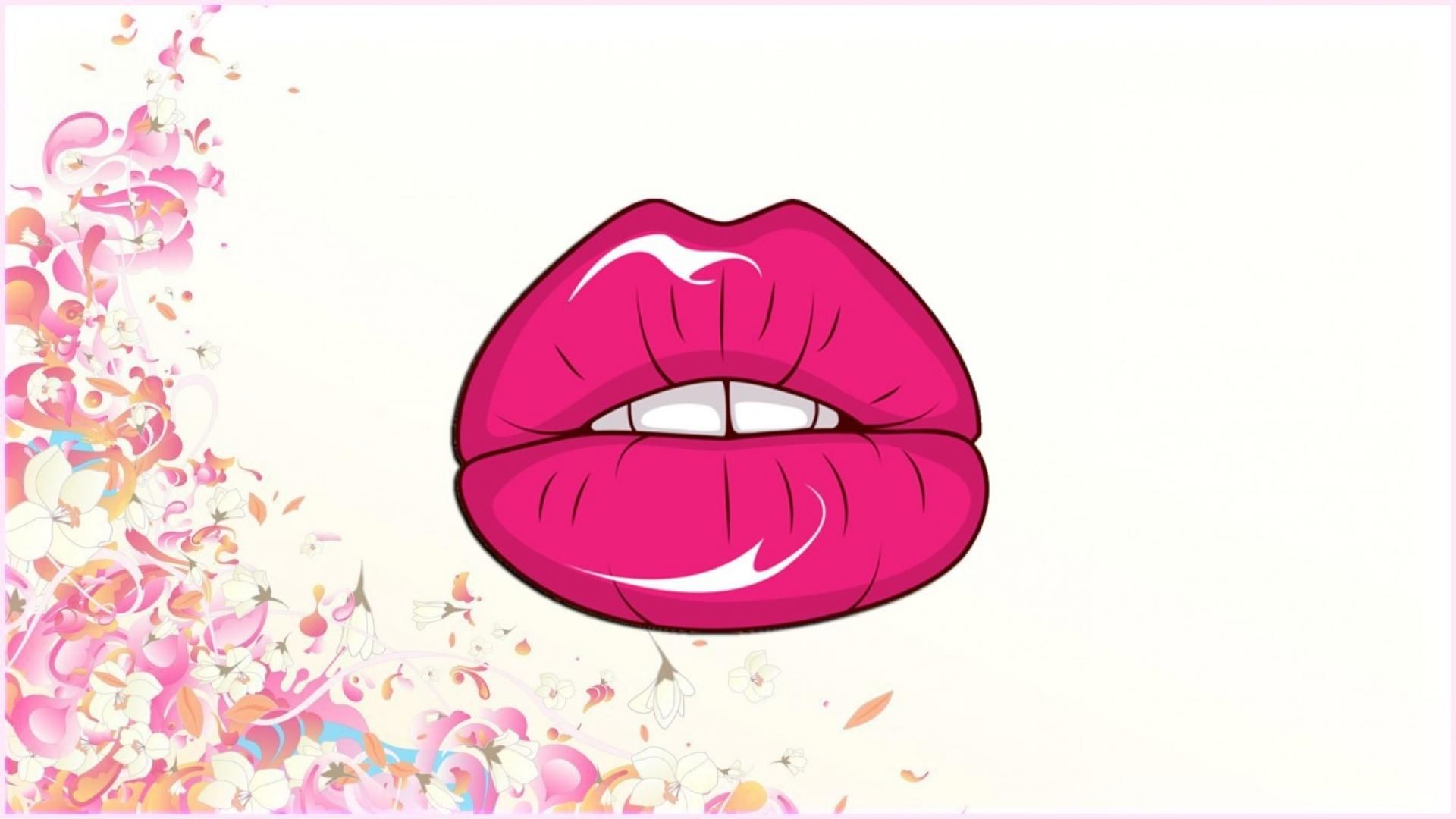 Pink Lips Wallpapers Wallpaper Cave