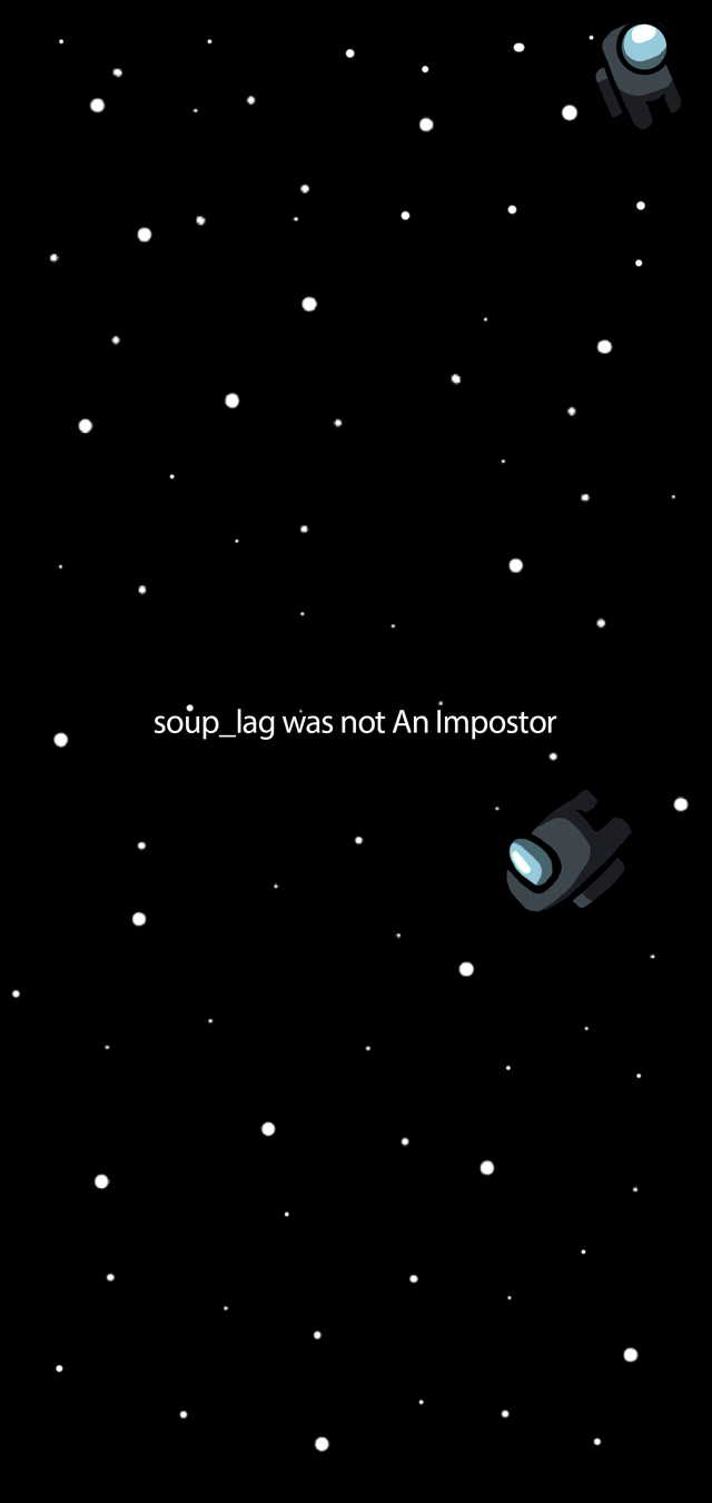 Among Us Wallpaper Black The wallpaper for desktop is missing or does