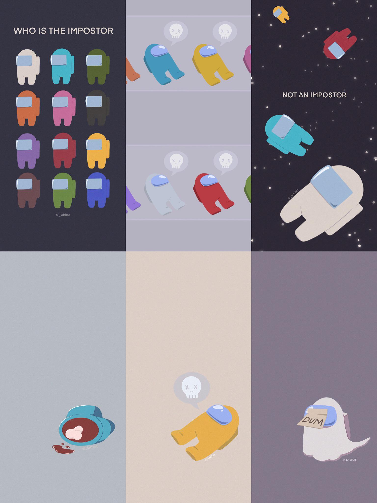 Red Impostor Red Aesthetic Among Us Wallpaper