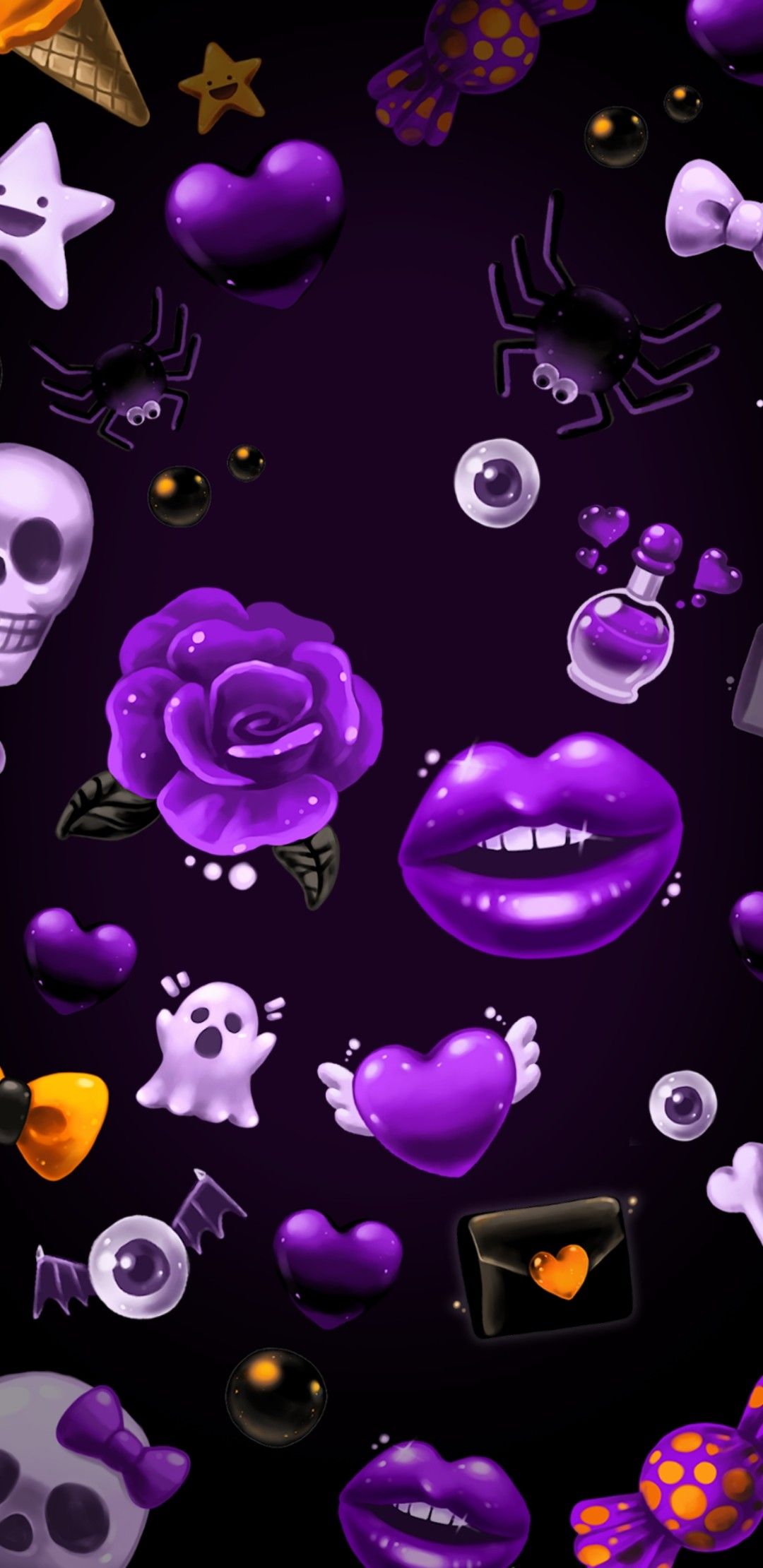 Halloween Purple Wallpapers Wallpaper Cave