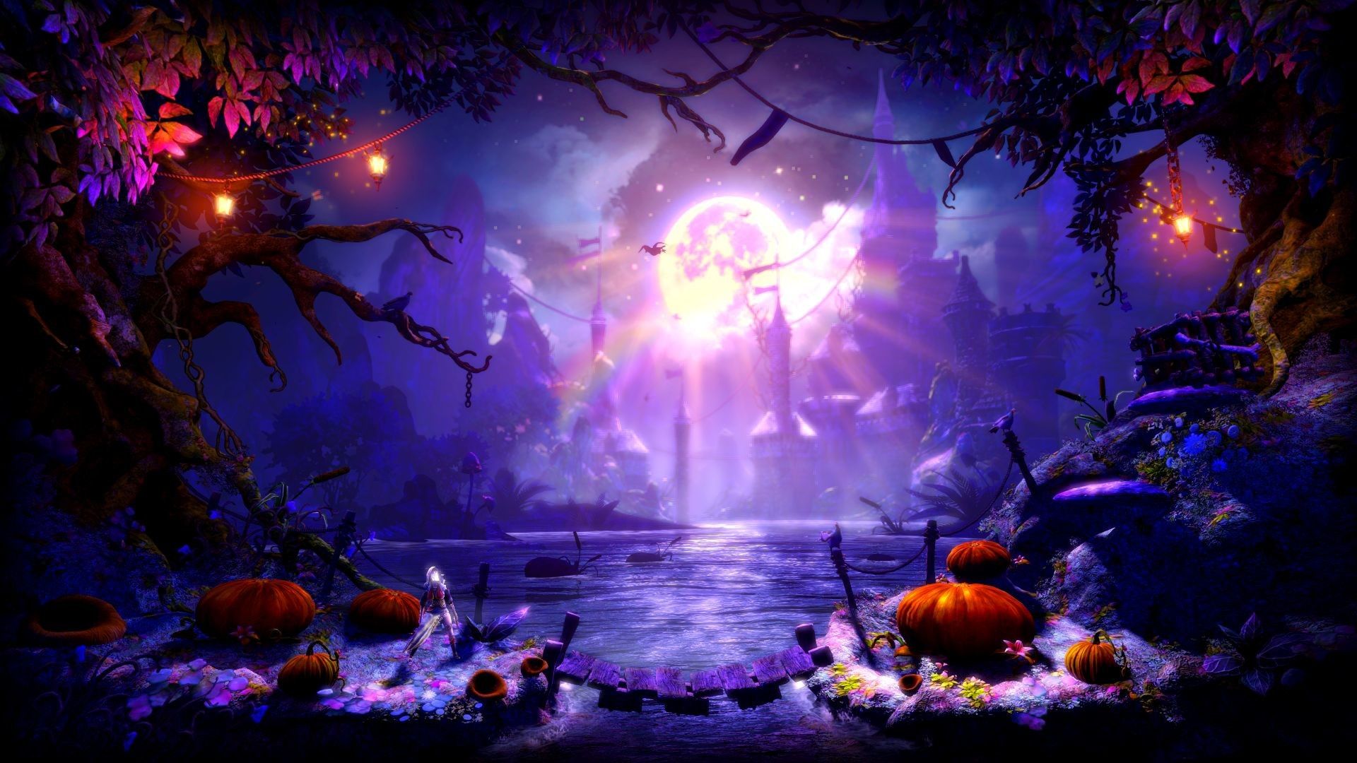 Halloween Purple Wallpapers Wallpaper Cave