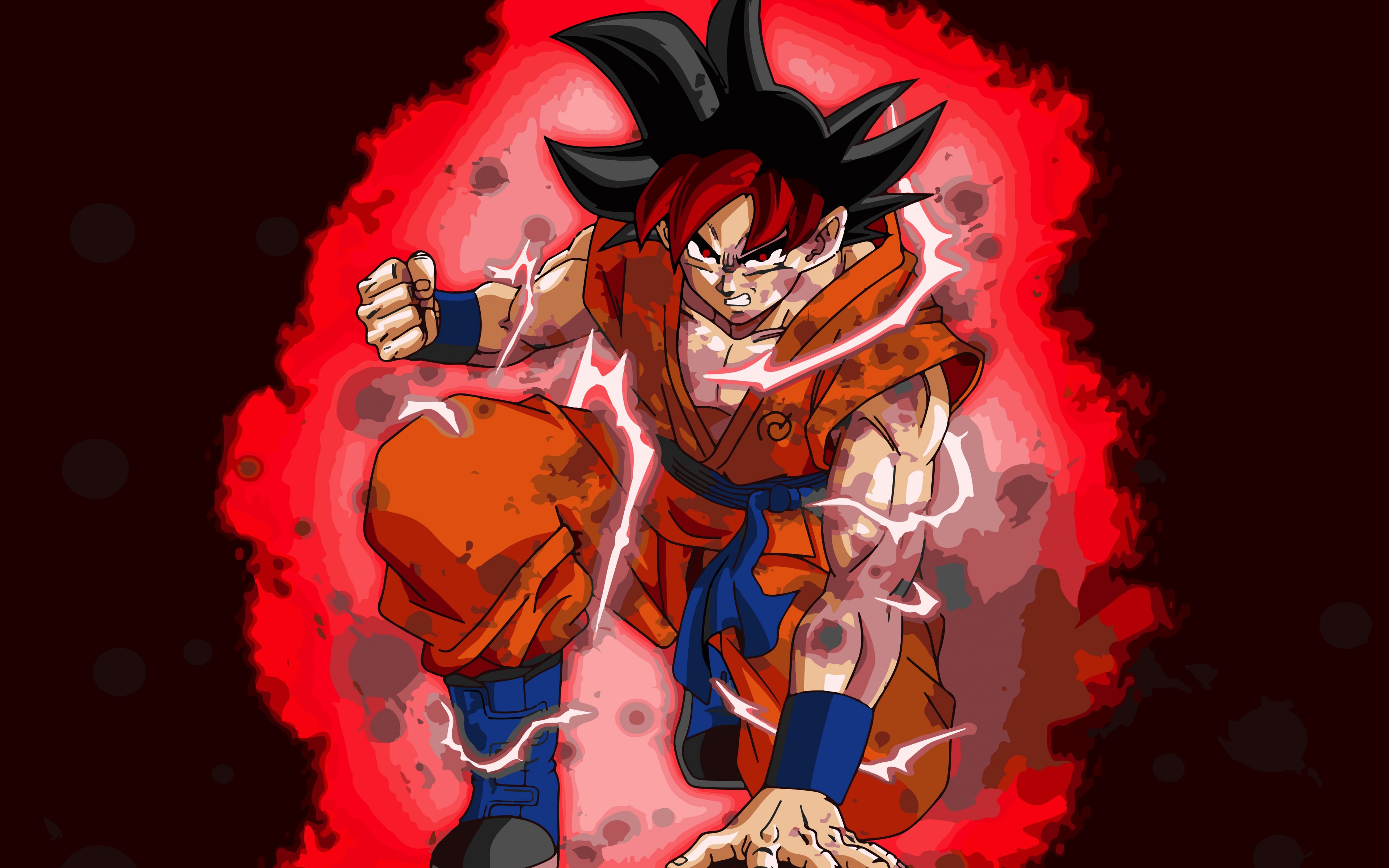 Angry Goku Wallpapers Wallpaper Cave